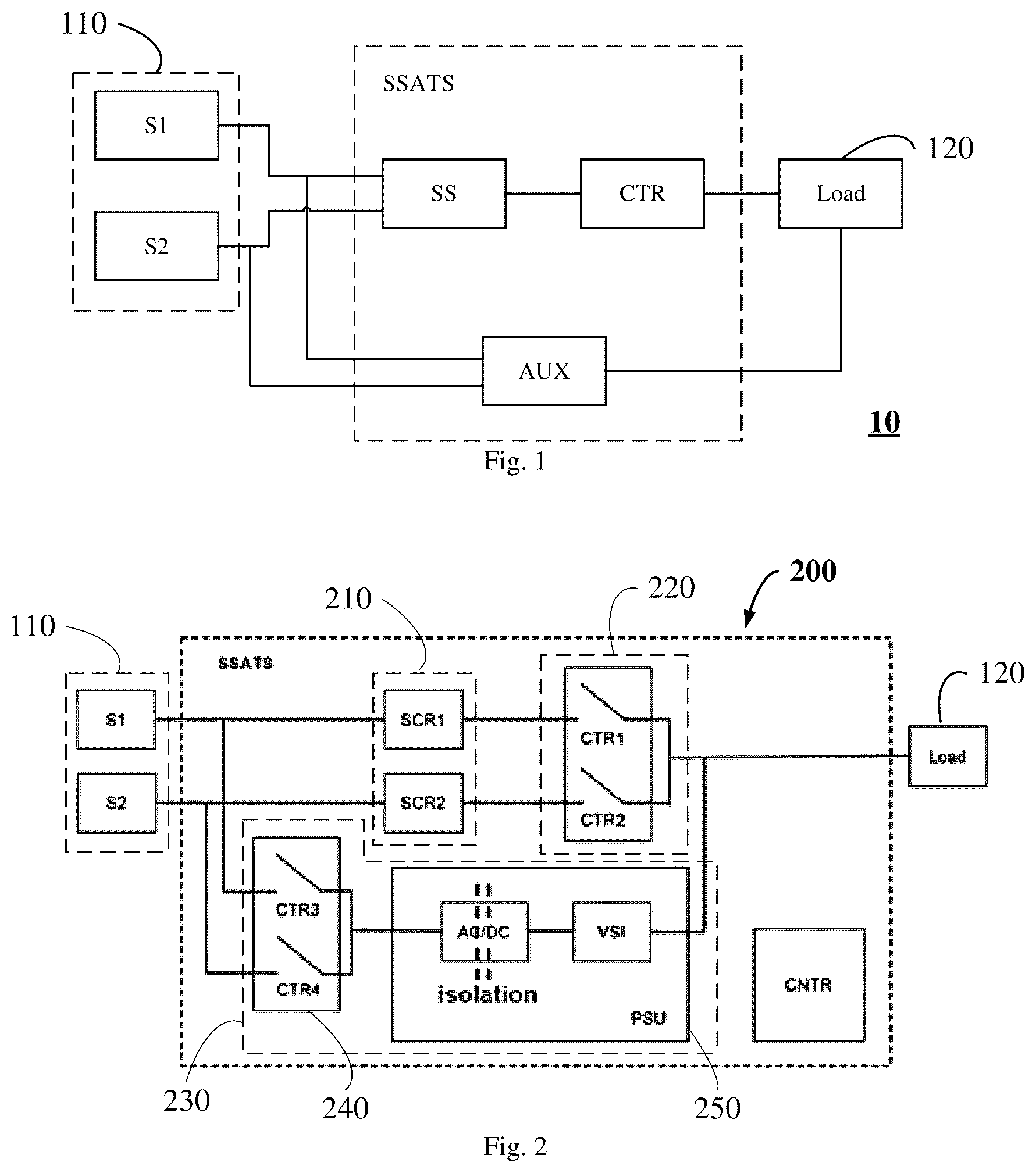 Patent US12308697 — Power source transfer circuit — Figure 1
