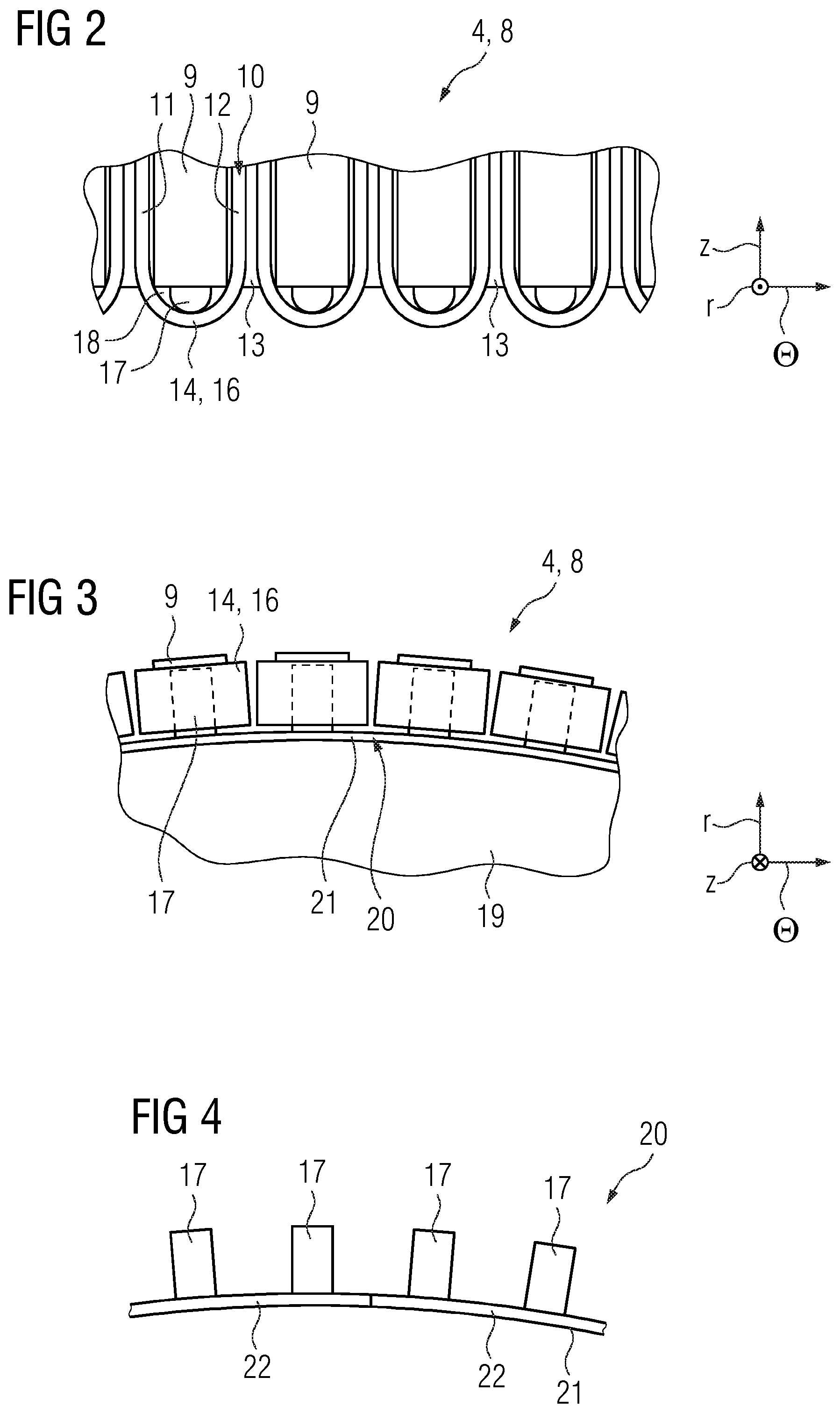 Patent US12308699 Figure 2 – Electrical machine, stator extension element and wind turbine