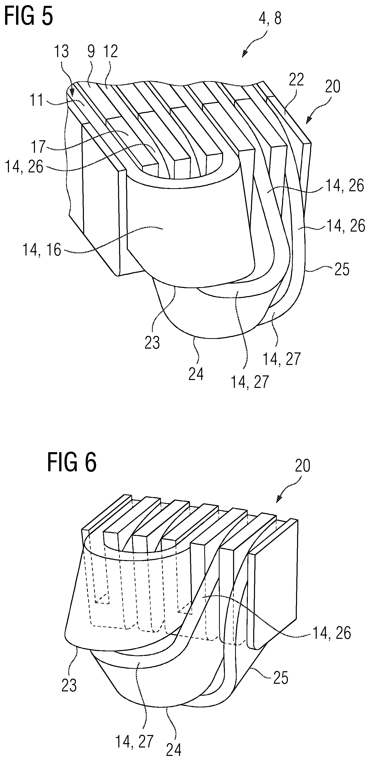 Patent US12308699 Figure 3 – Electrical machine, stator extension element and wind turbine
