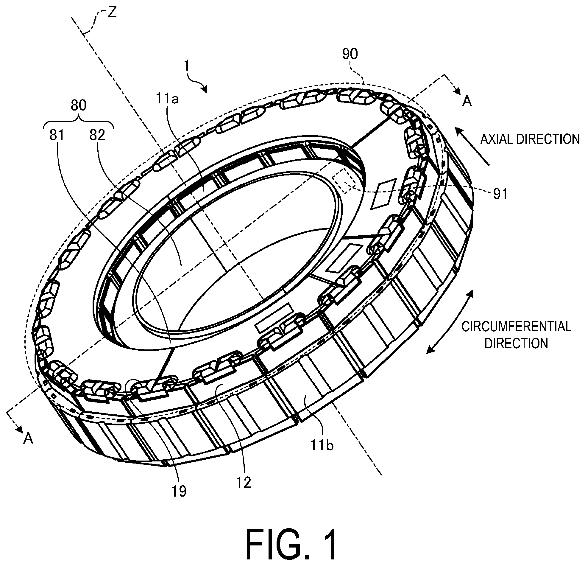 Patent US12308701 Figure 1 – Motor
