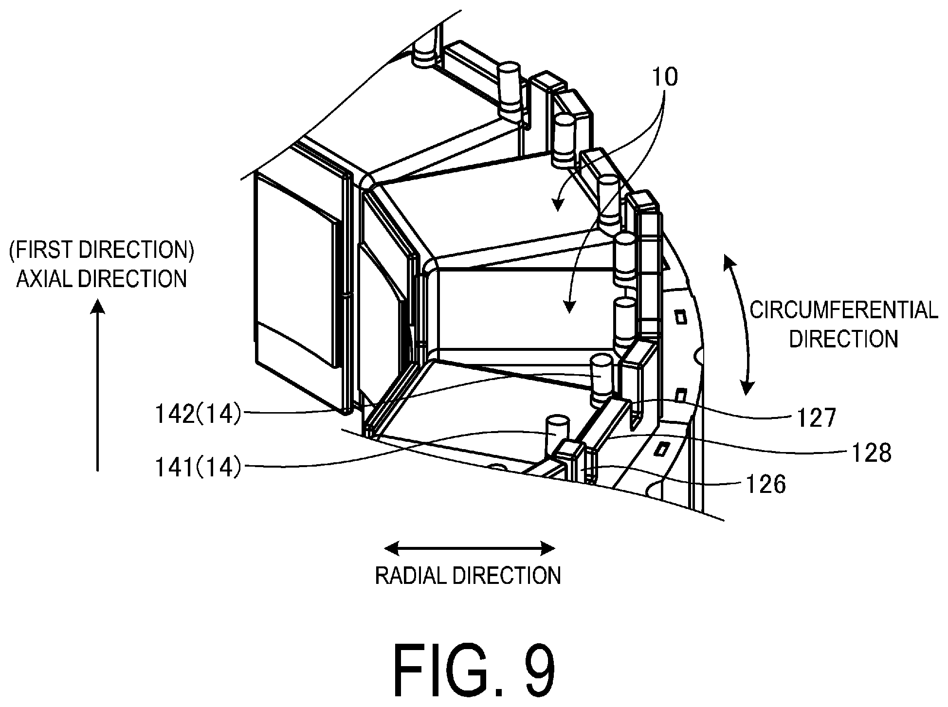 Patent US12308701 Figure 9 – Motor