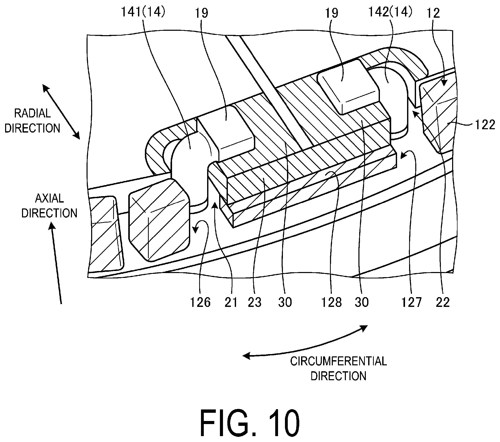 Patent US12308701 Figure 10 – Motor