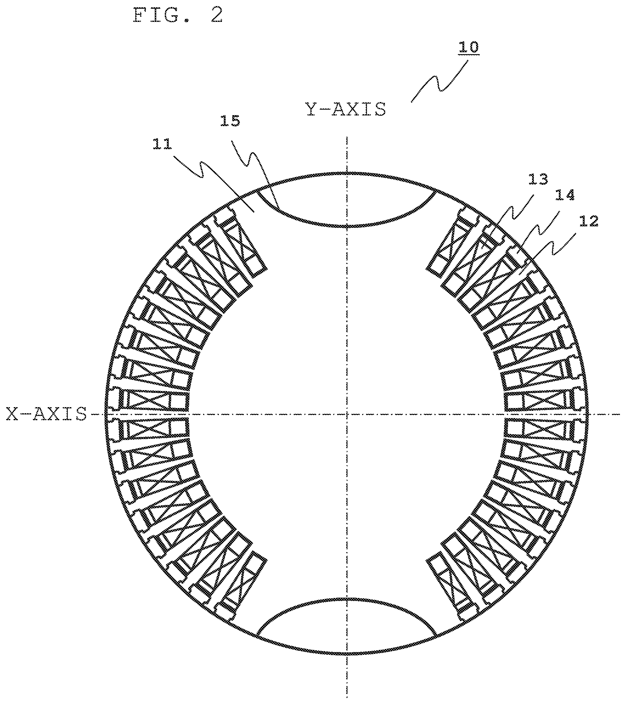 Patent US12308702 Figure 2 – Rotor of rotating electric machine and rotating electric machine