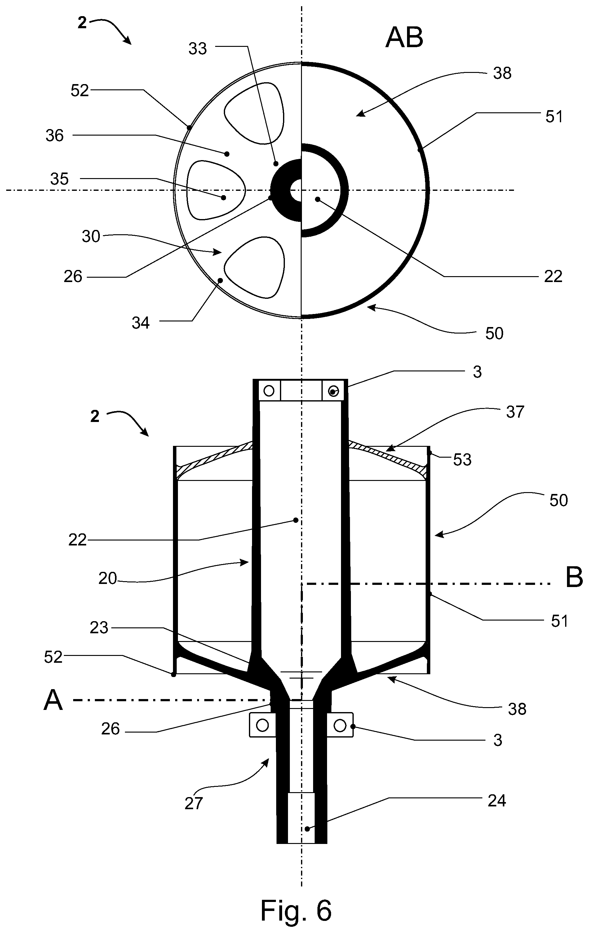 Patent US12308705 Figure 6 – Rotor for an electric machine