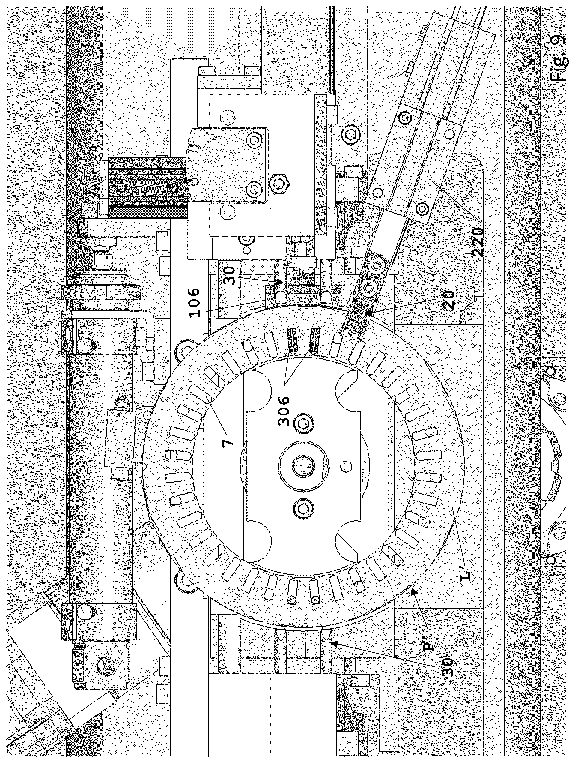 Patent US12308710 Figure 9 – Method and device for automatic formation of bundles of metal laminations