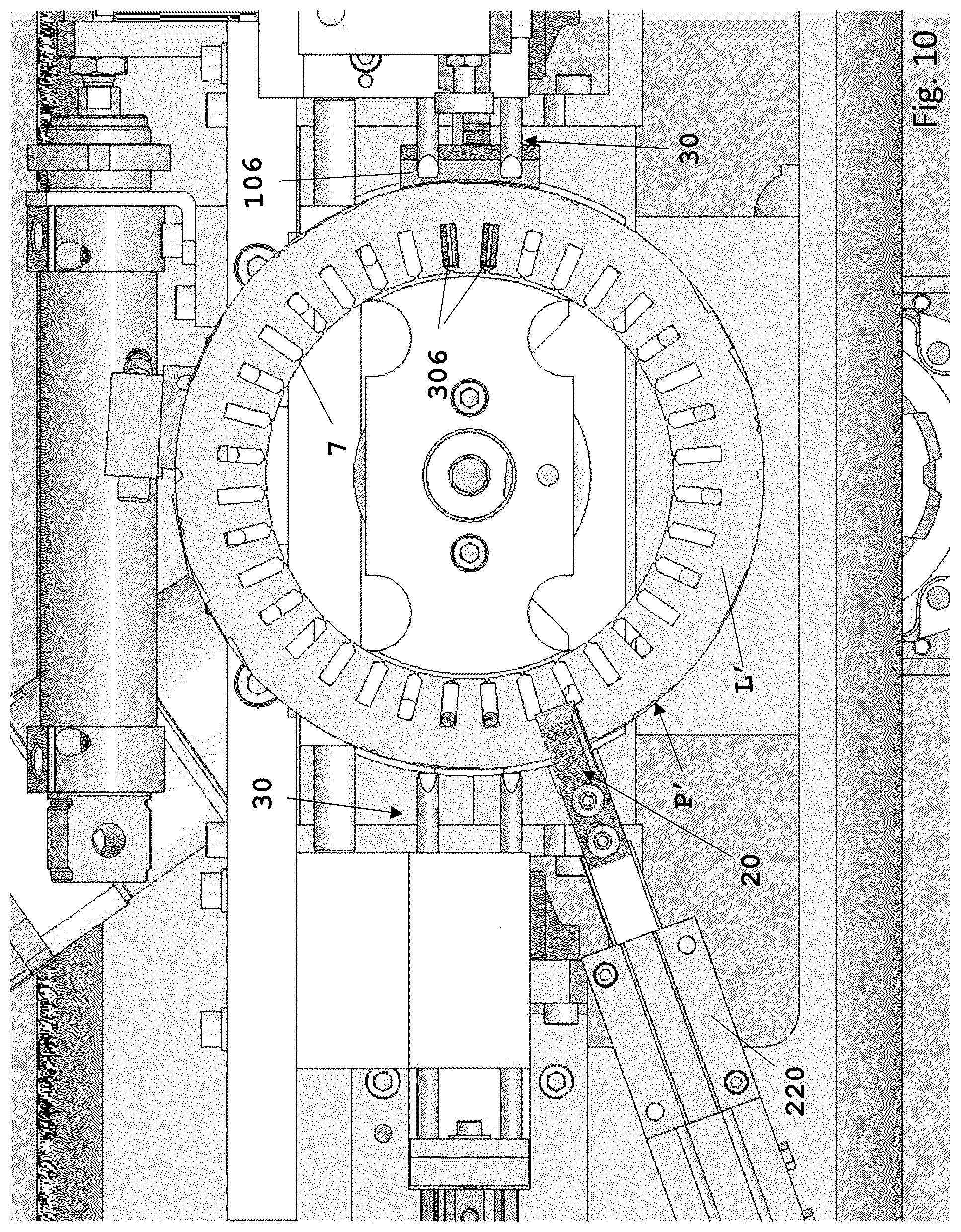 Patent US12308710 Figure 10 – Method and device for automatic formation of bundles of metal laminations