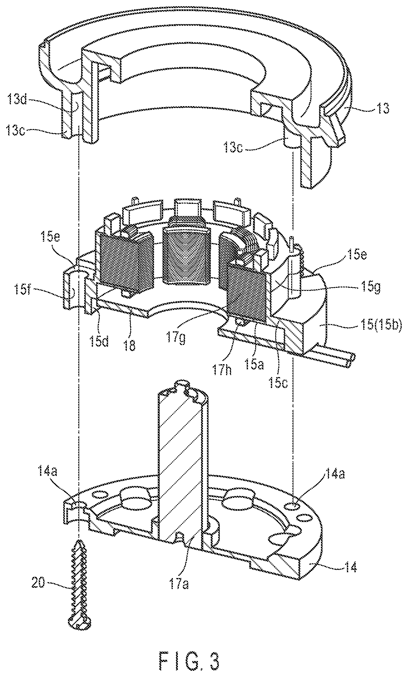 Patent US12308713 Figure 3 – Motor attaching structure and motor attaching method