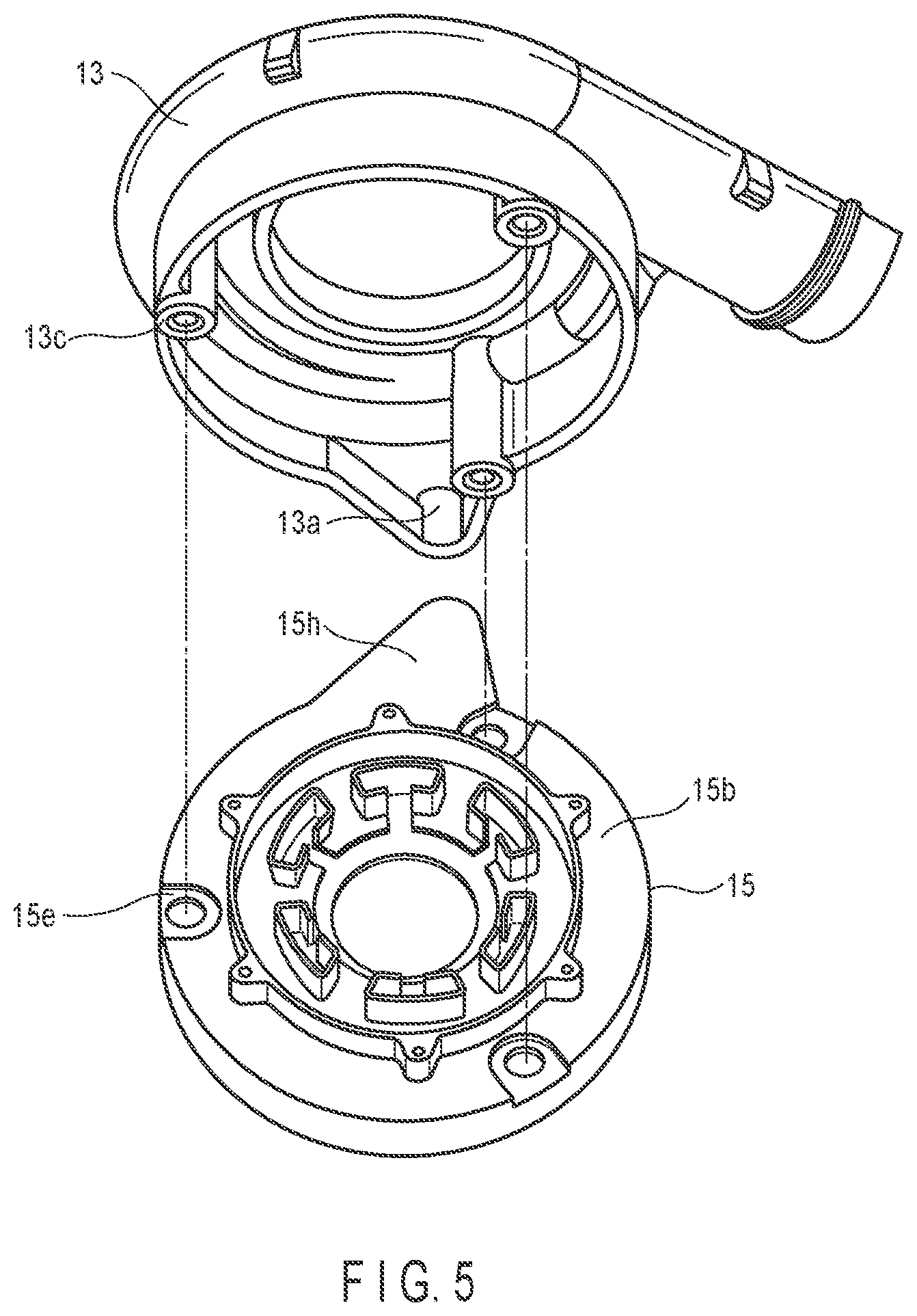Patent US12308713 Figure 5 – Motor attaching structure and motor attaching method