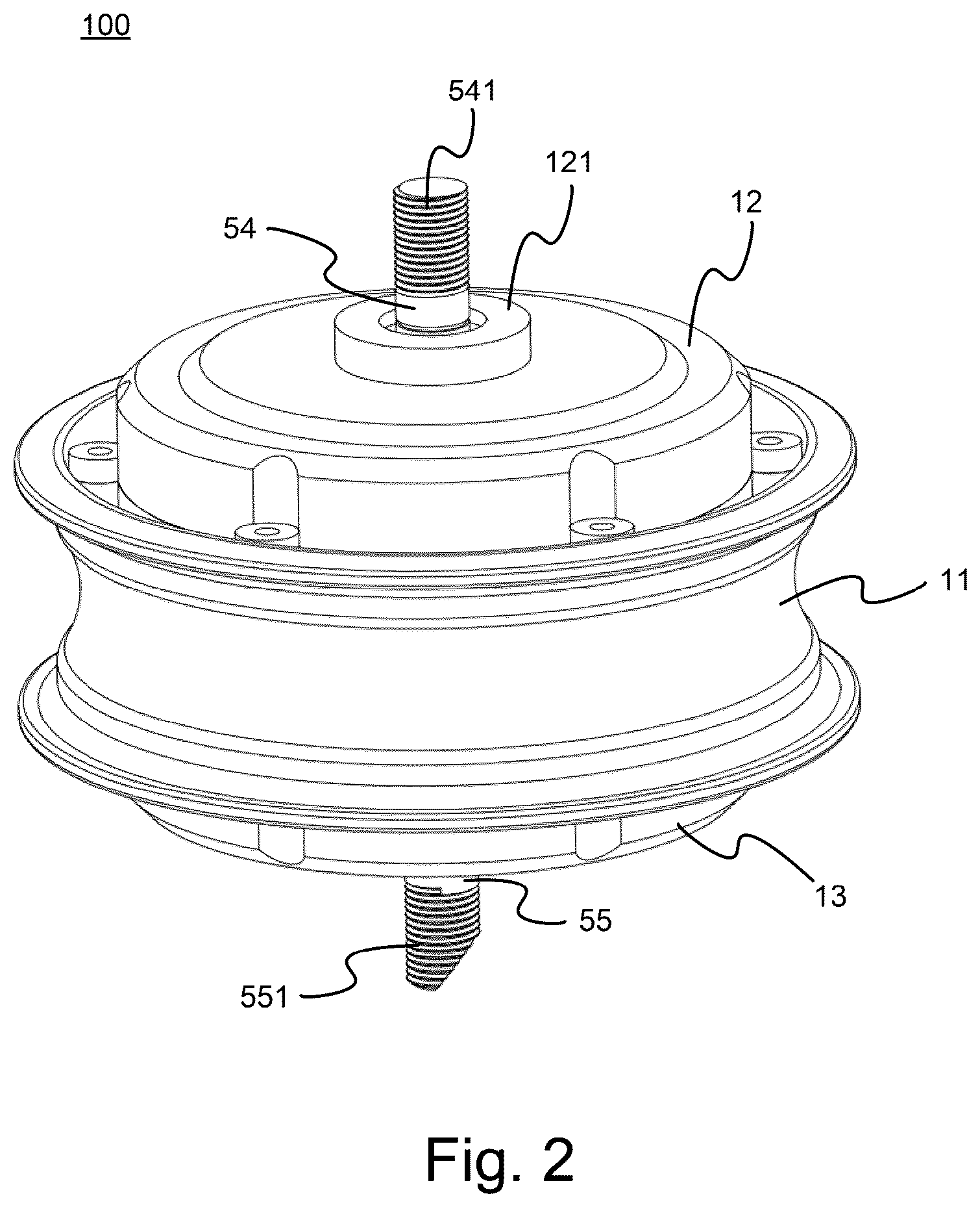 Patent US12308717 Figure 2 – Energy-saving three-phase brushless direct-current machine