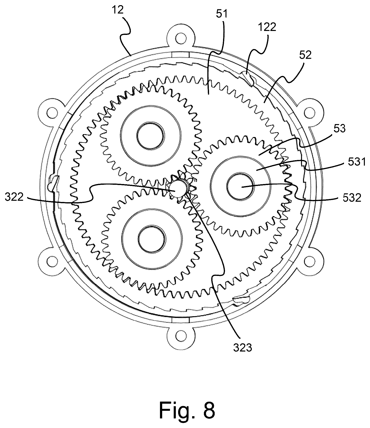 Patent US12308717 Figure 8 – Energy-saving three-phase brushless direct-current machine
