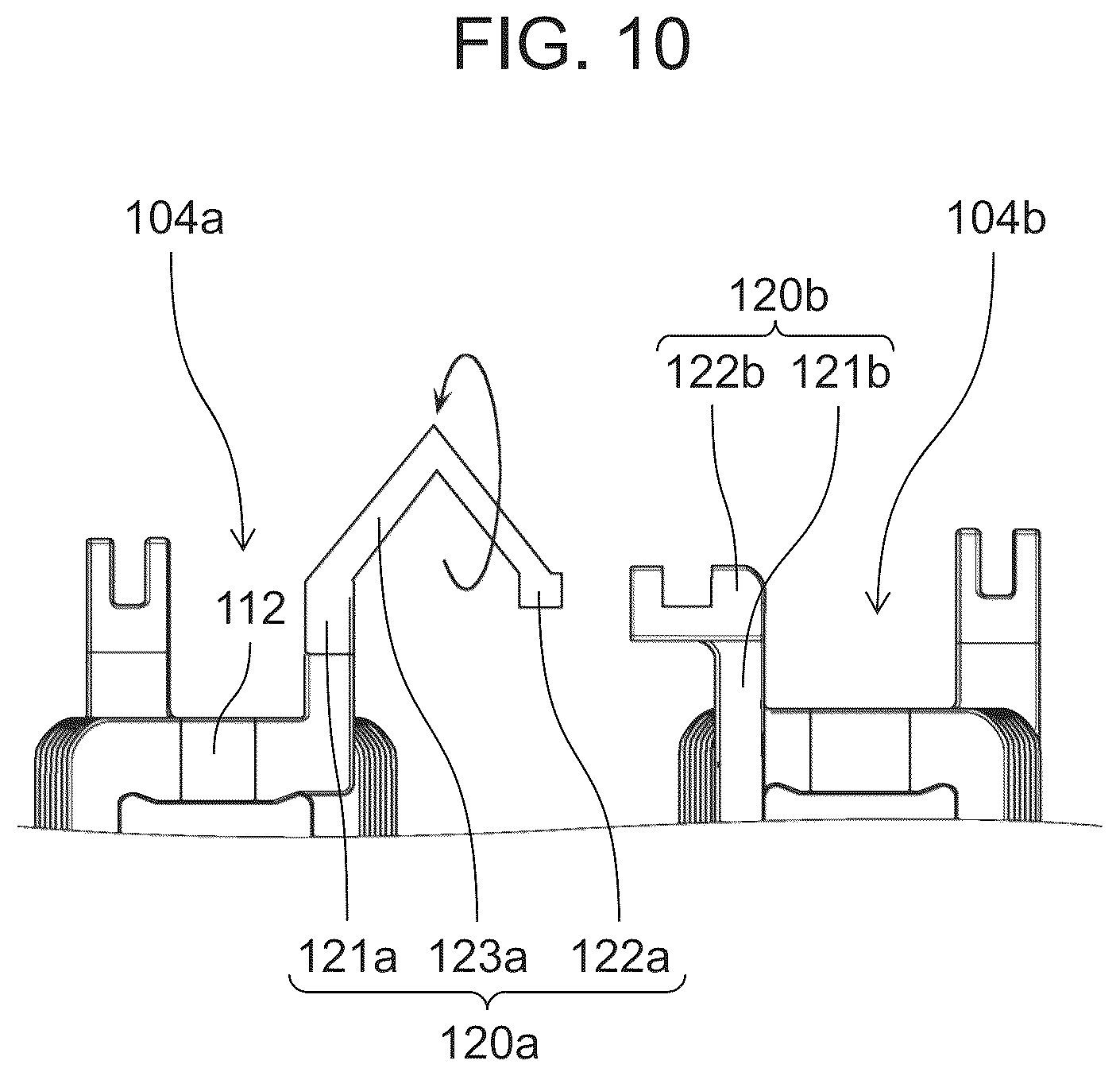 Patent US12308718 Figure 9 – Molded coil, stator, and rotary electric machine