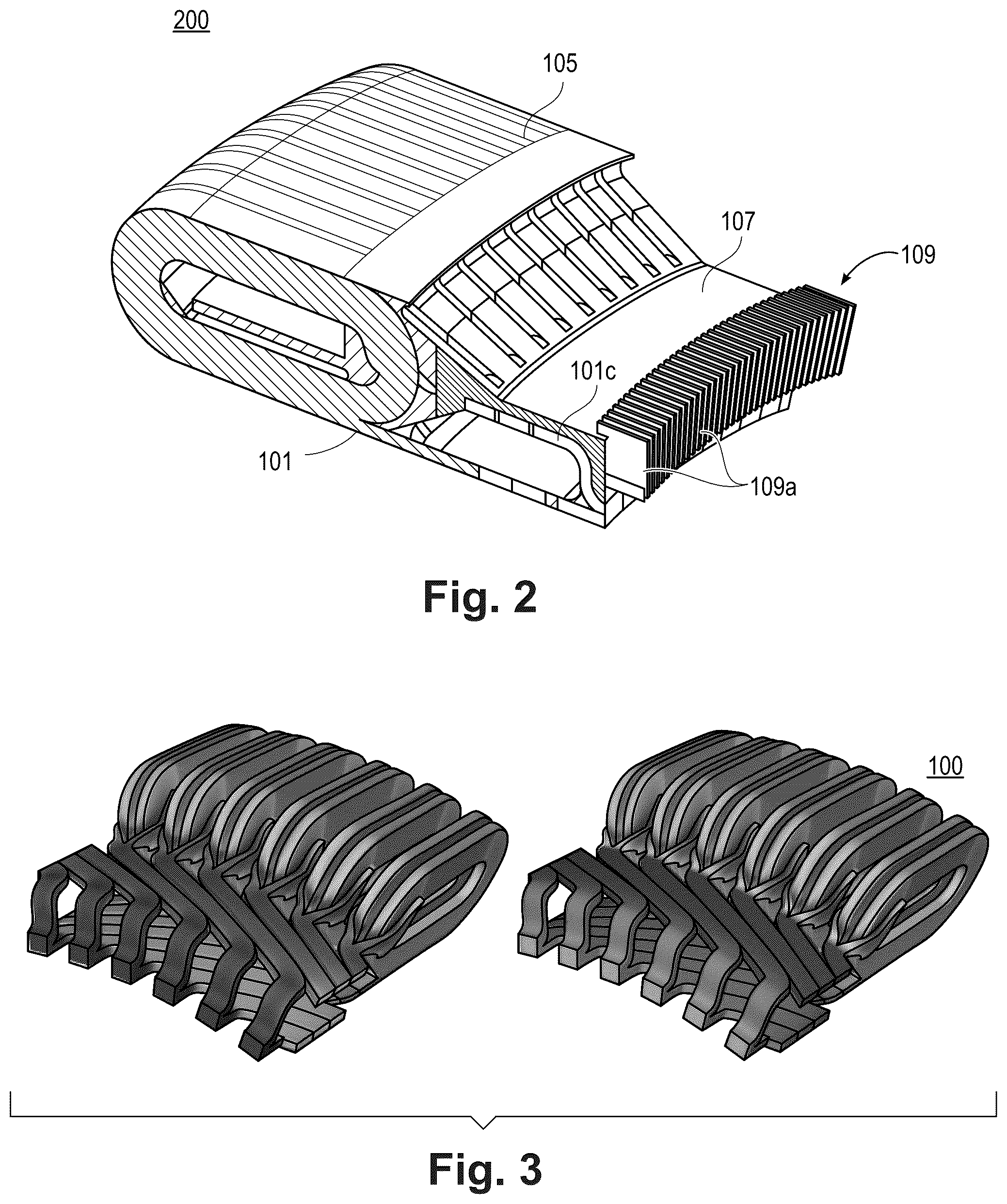 Patent US12308719 Figure 2 – Multiple potting material structures