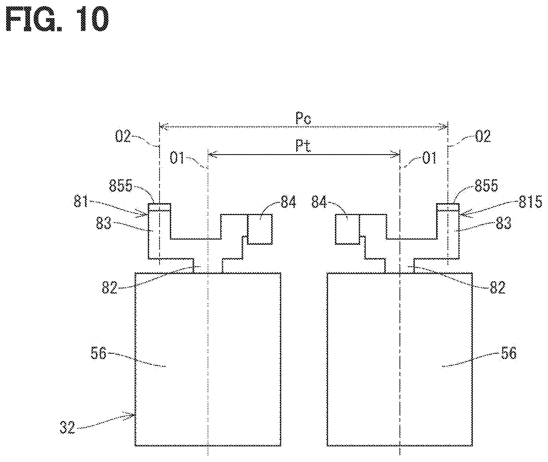 Patent US12308721 Figure 9 – Rotating electrical machine