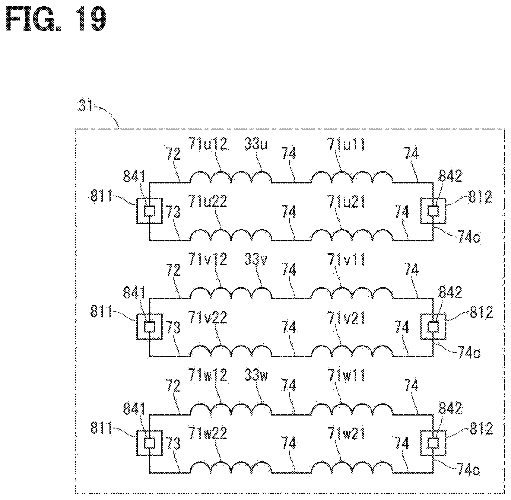 Patent US12308721 Figure 17 – Rotating electrical machine