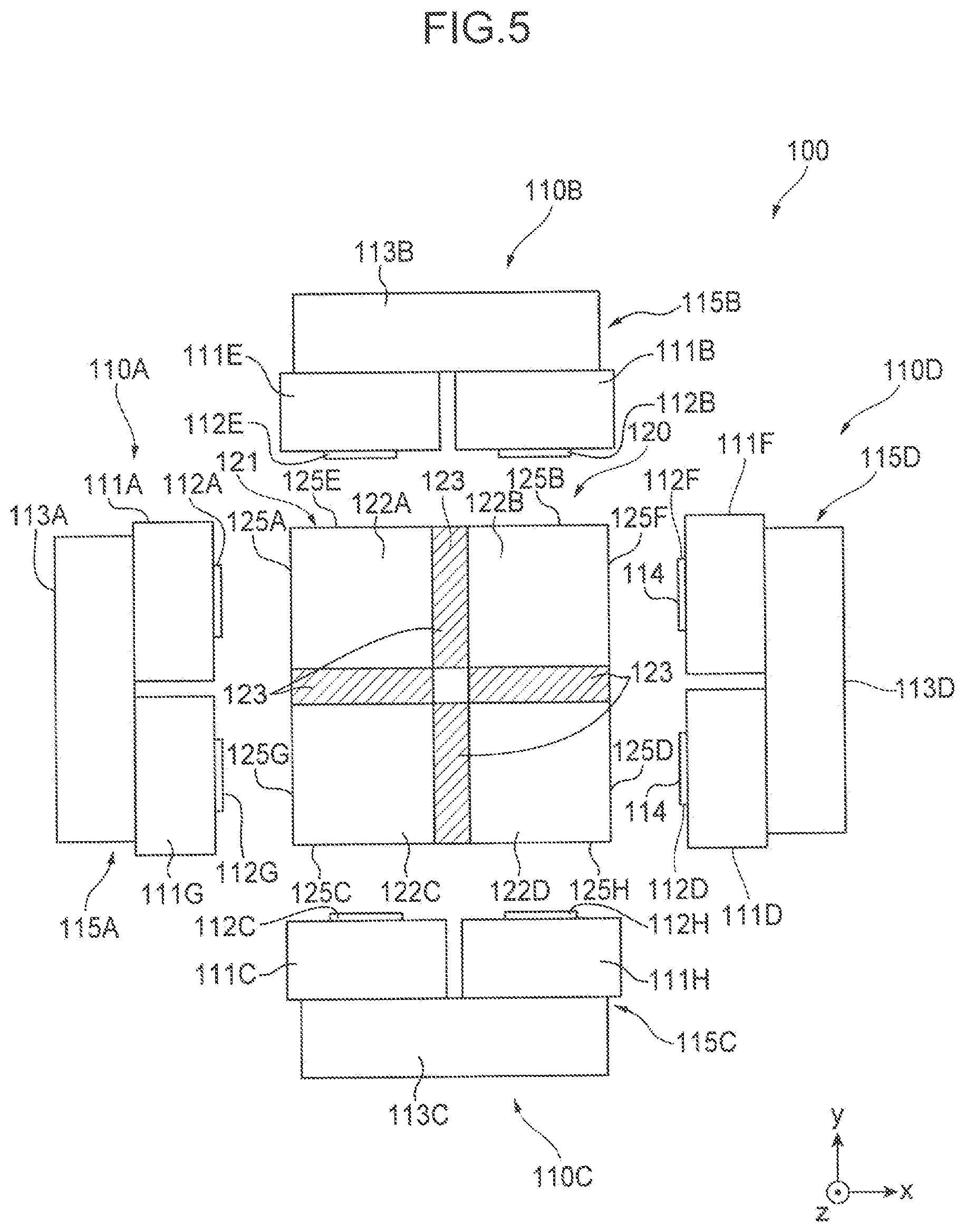 Patent US12308723 Figure 5 – Linear motor
