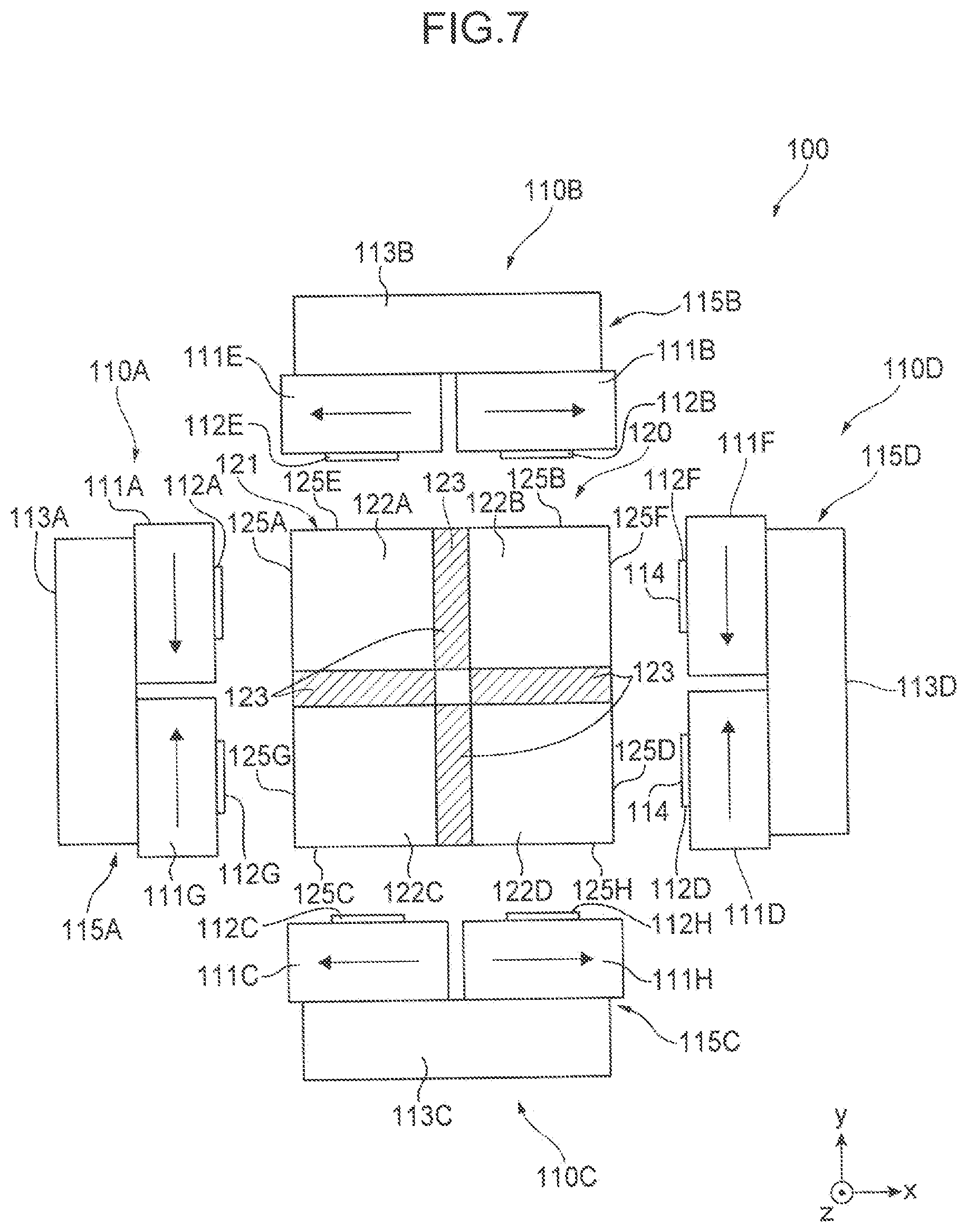 Patent US12308723 Figure 7 – Linear motor
