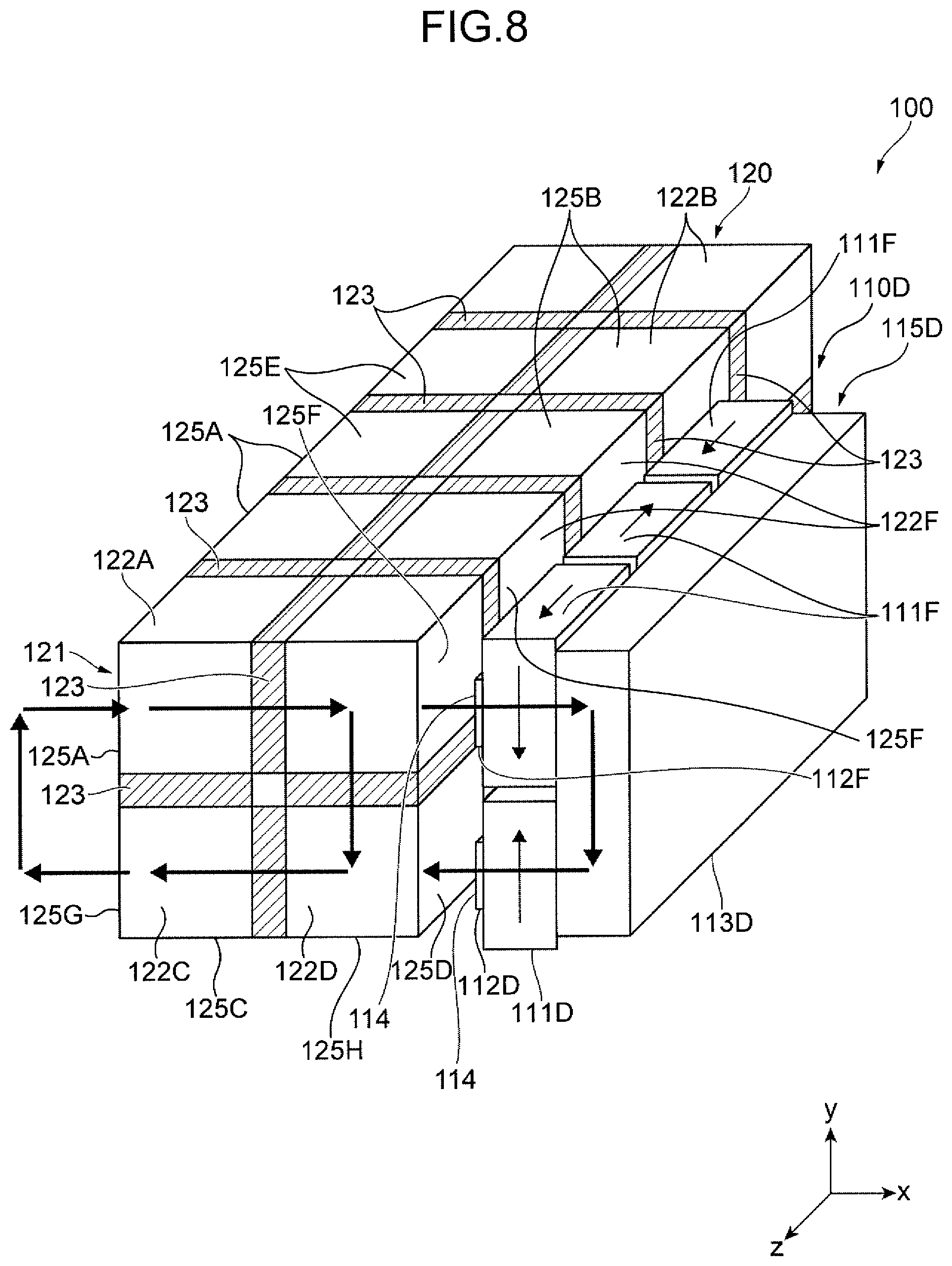 Patent US12308723 Figure 8 – Linear motor