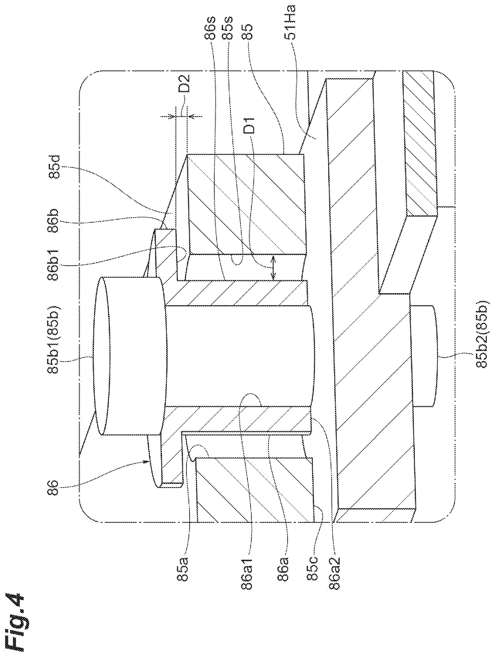 Patent US12308724 Figure 4 – Inverter integrated gas supply device with sealing member for motor connector