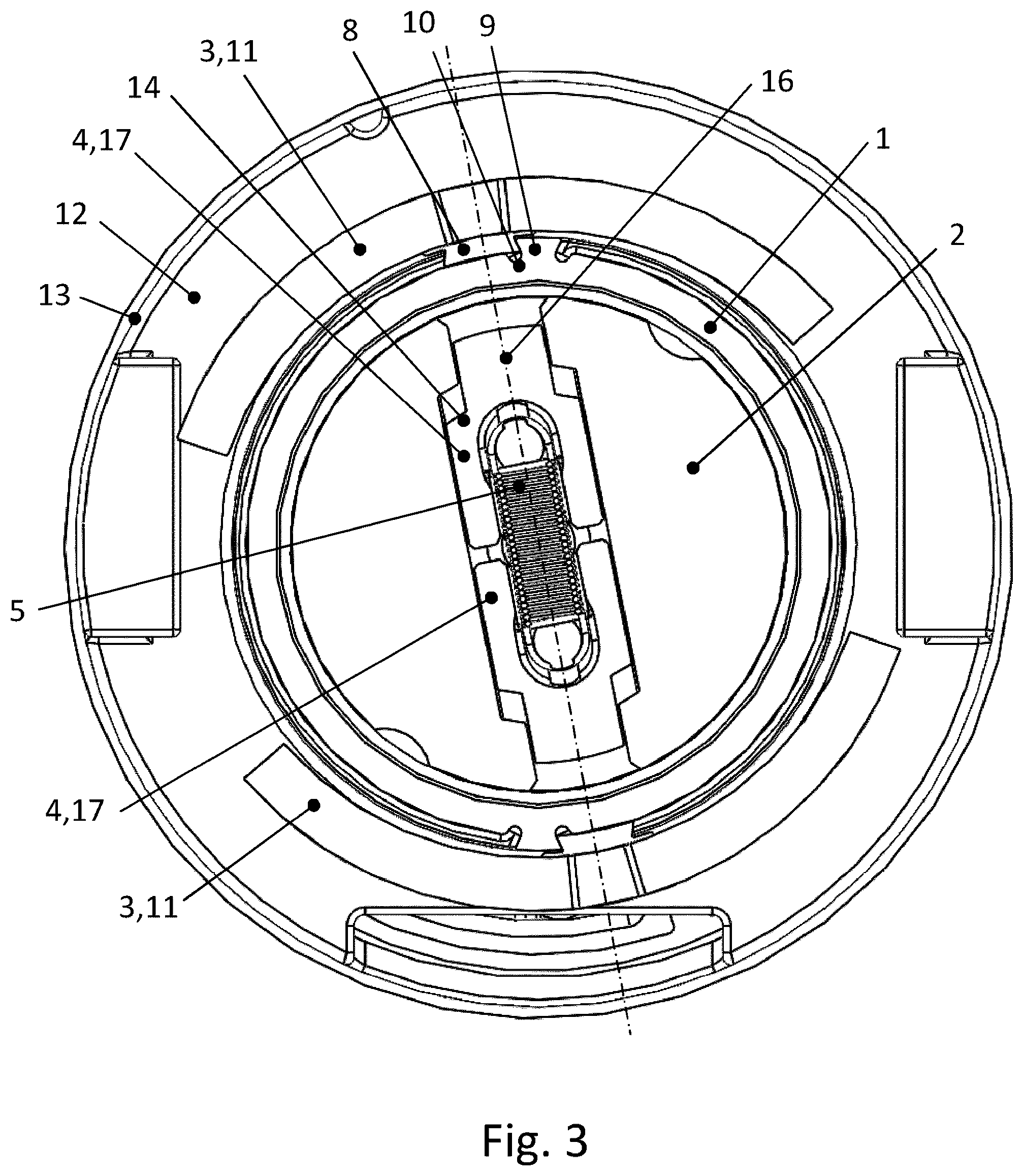 Patent US12308726 Figure 3 – Centrifugal positive locking brake and method for controlling shutter drives