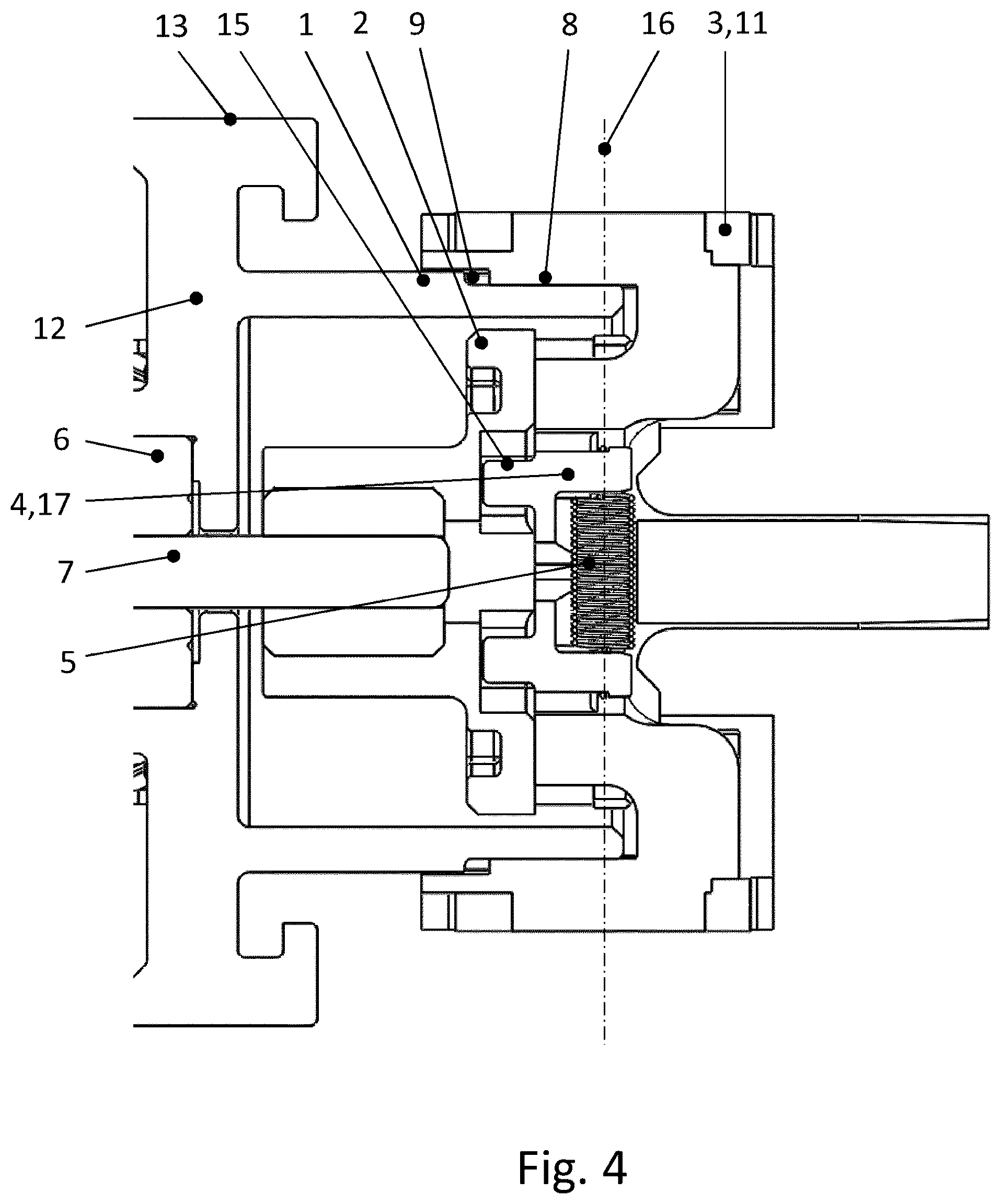 Patent US12308726 Figure 4 – Centrifugal positive locking brake and method for controlling shutter drives
