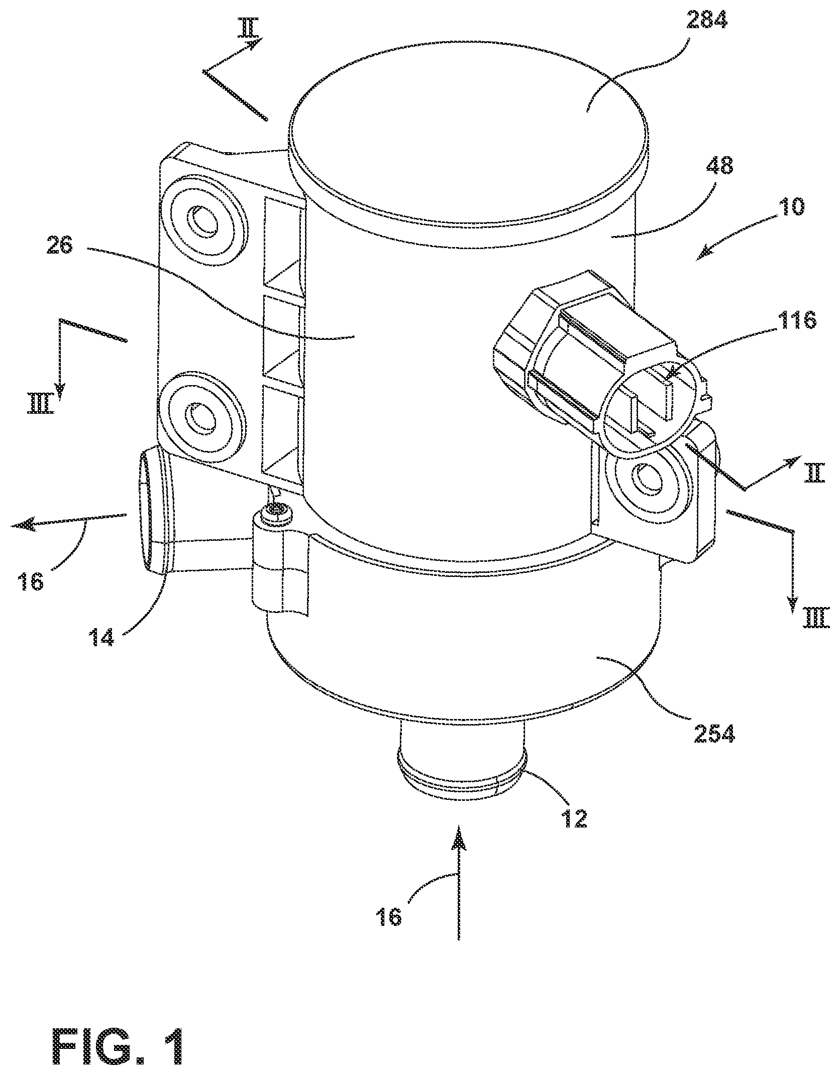 Patent US12308730 Figure 1 – Electrical motor using a heat spreader and cartridge control assembly