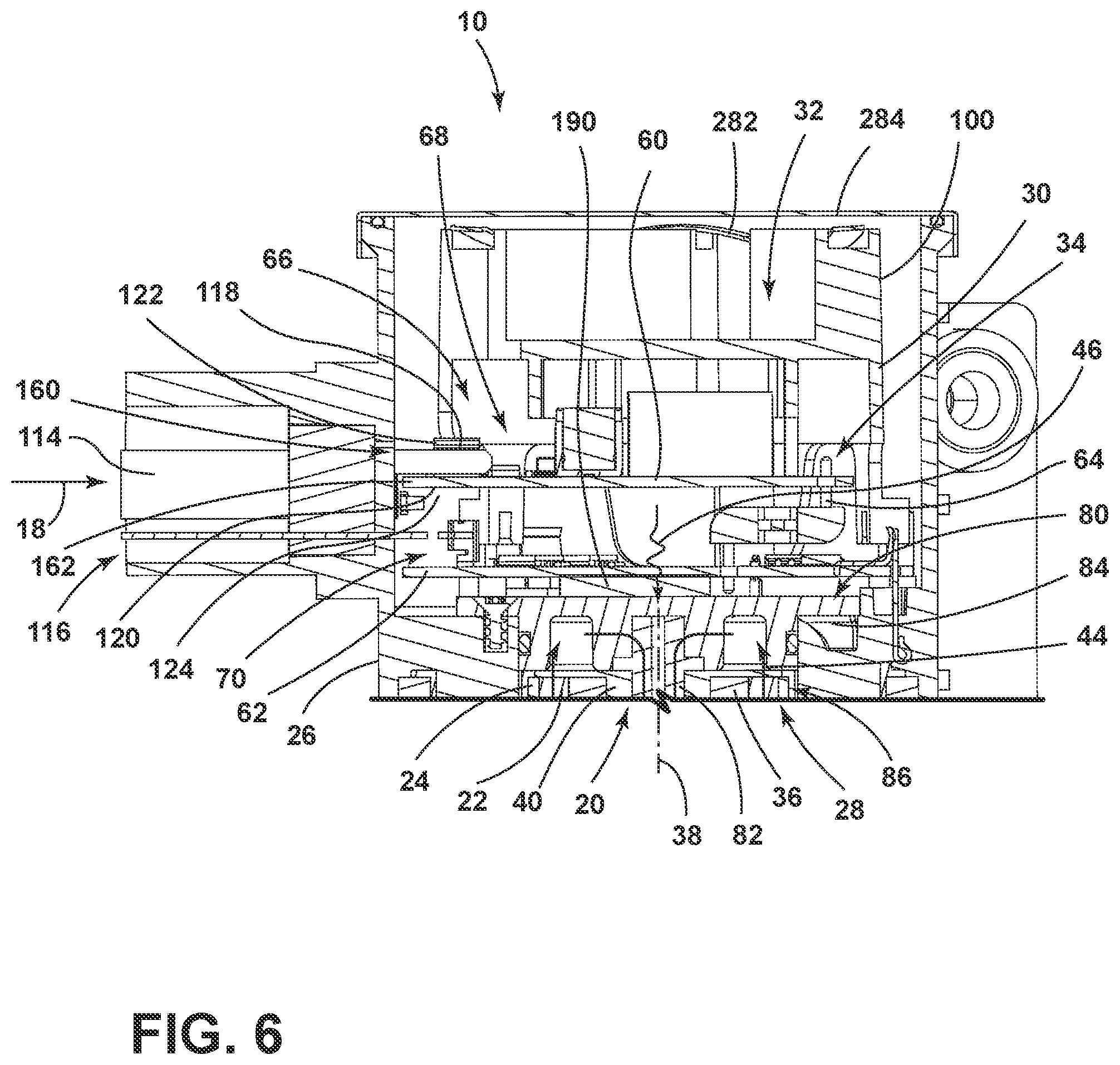 Patent US12308730 Figure 6 – Electrical motor using a heat spreader and cartridge control assembly