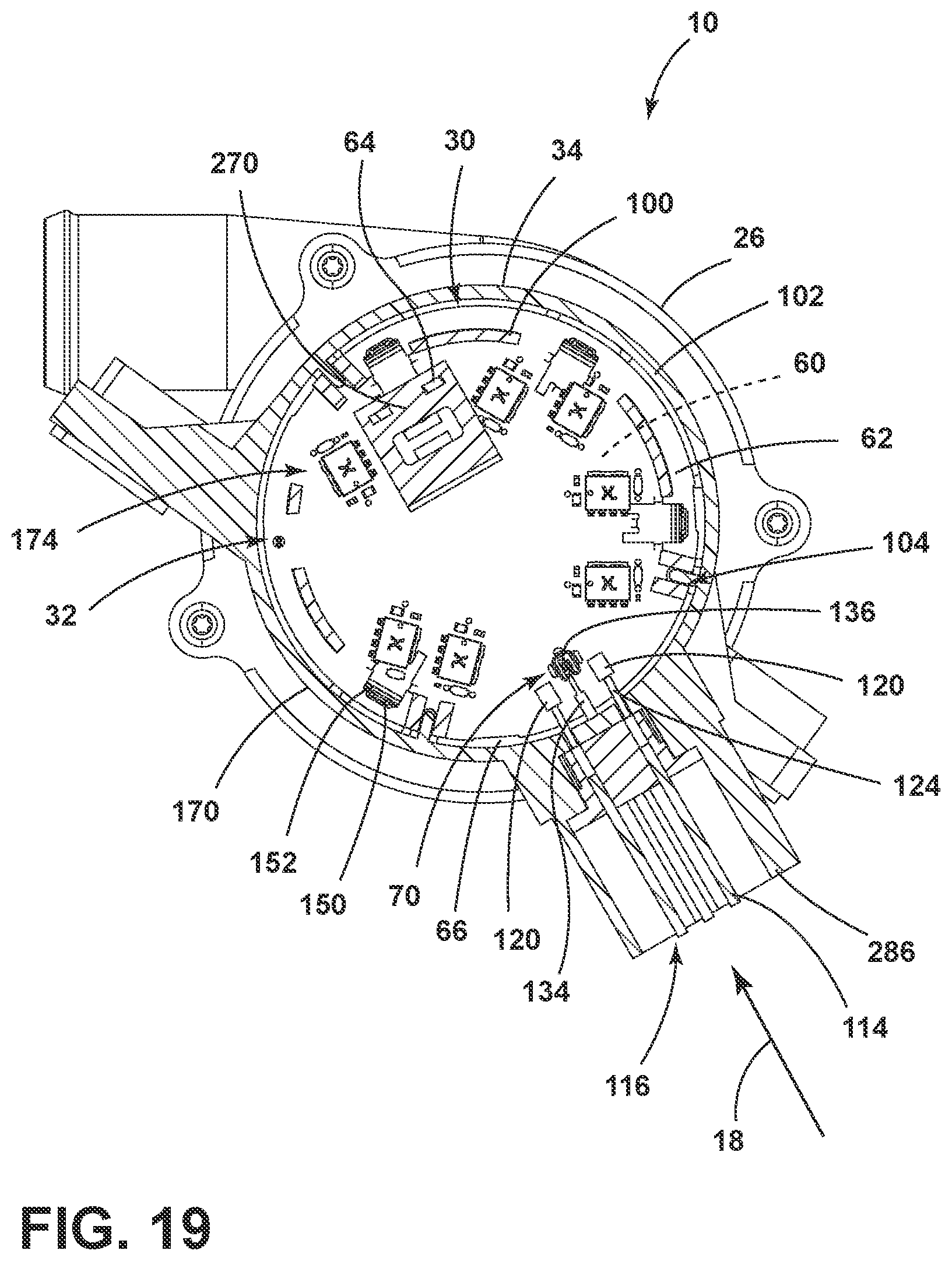 Patent US12308730 Figure 18 – Electrical motor using a heat spreader and cartridge control assembly