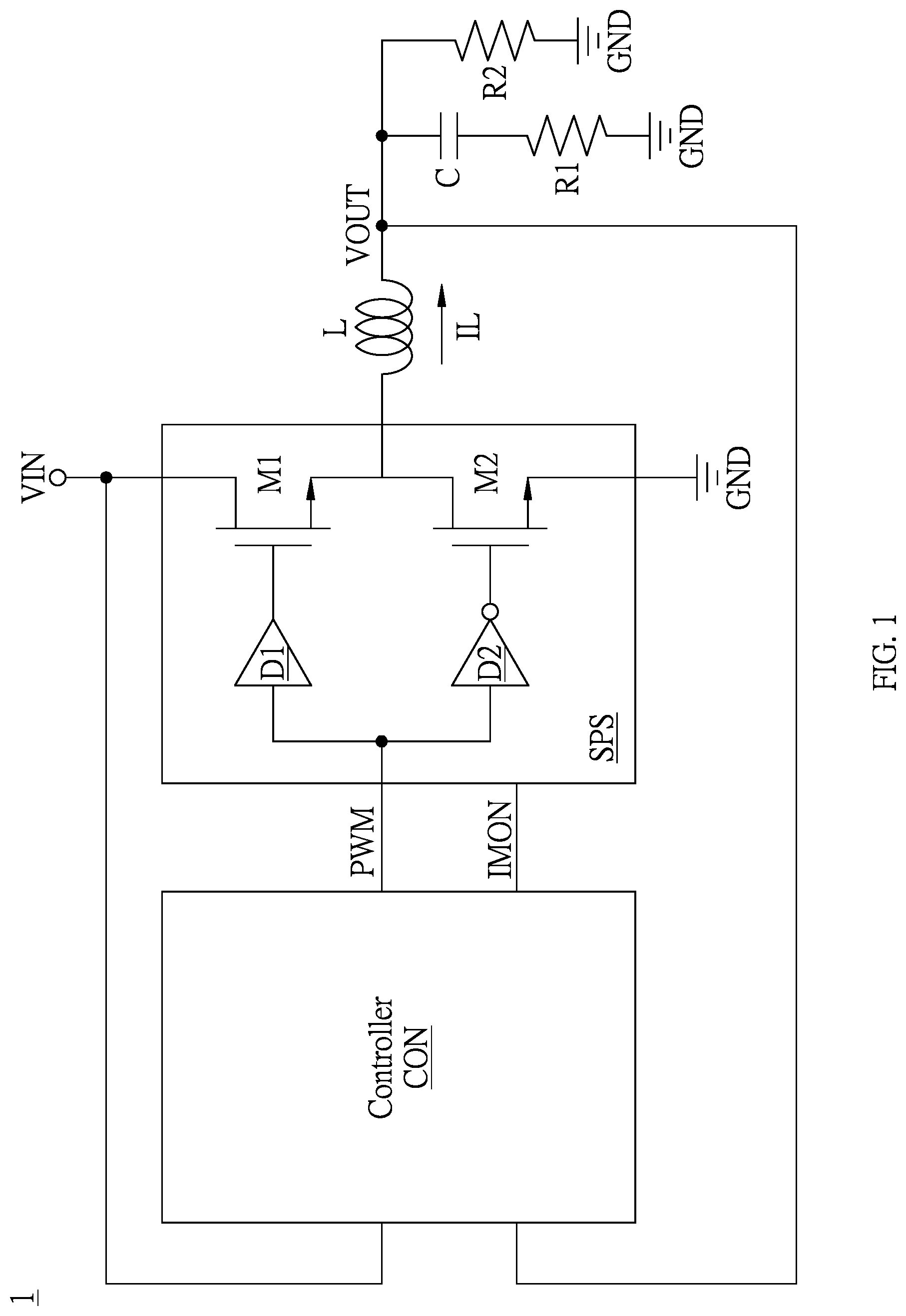 Patent US12308731 Figure 1 – Controller of power conversion circuit and operating method thereof