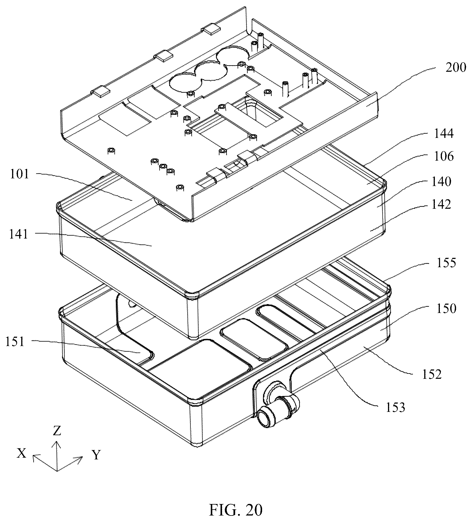 Patent US12308734 Figure 11 – Power supply enclosure, power supply conversion apparatus, and electronic device