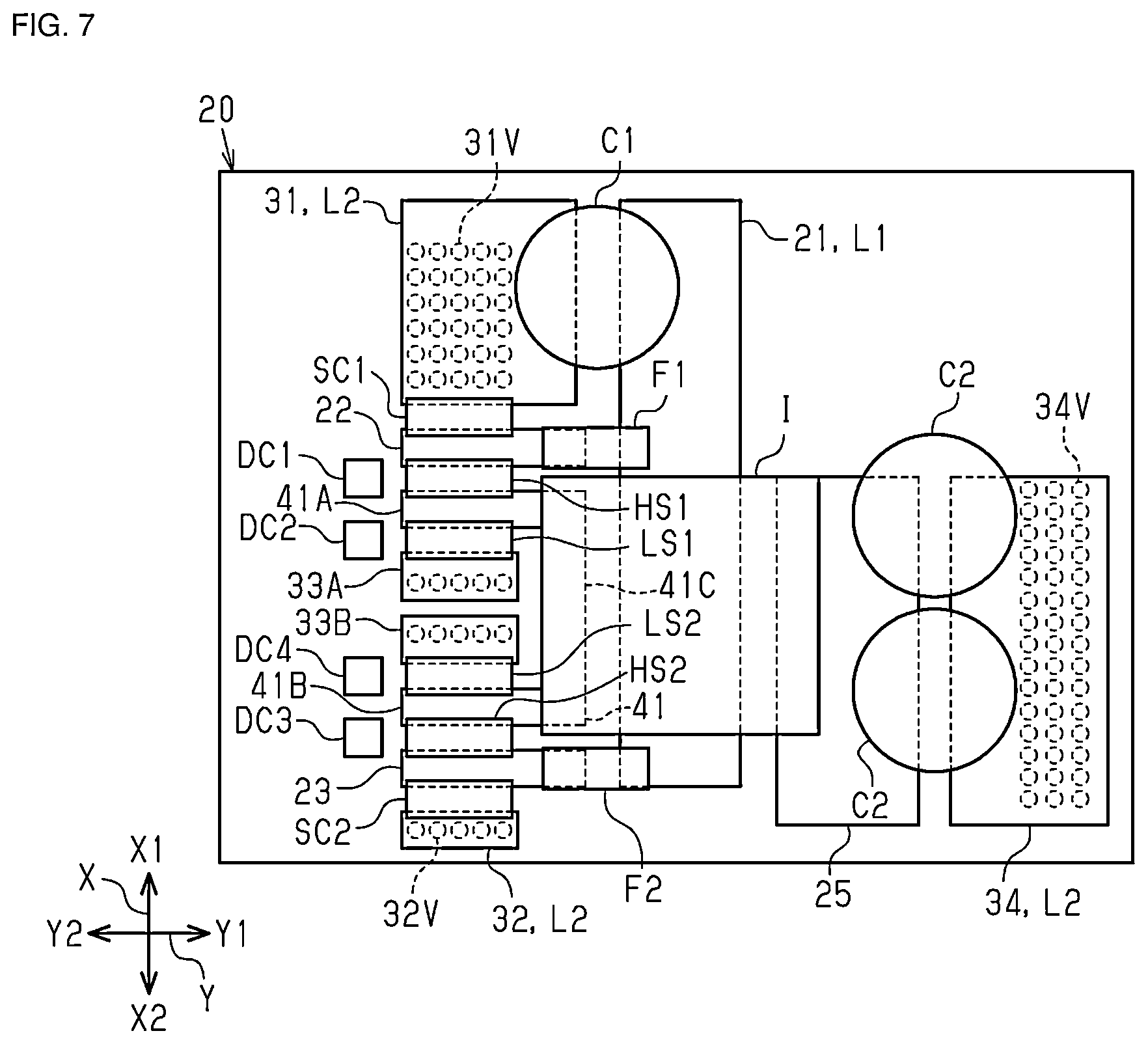 Patent US12308743 Figure 4 – Single inductor converter with current loops in opposite directions