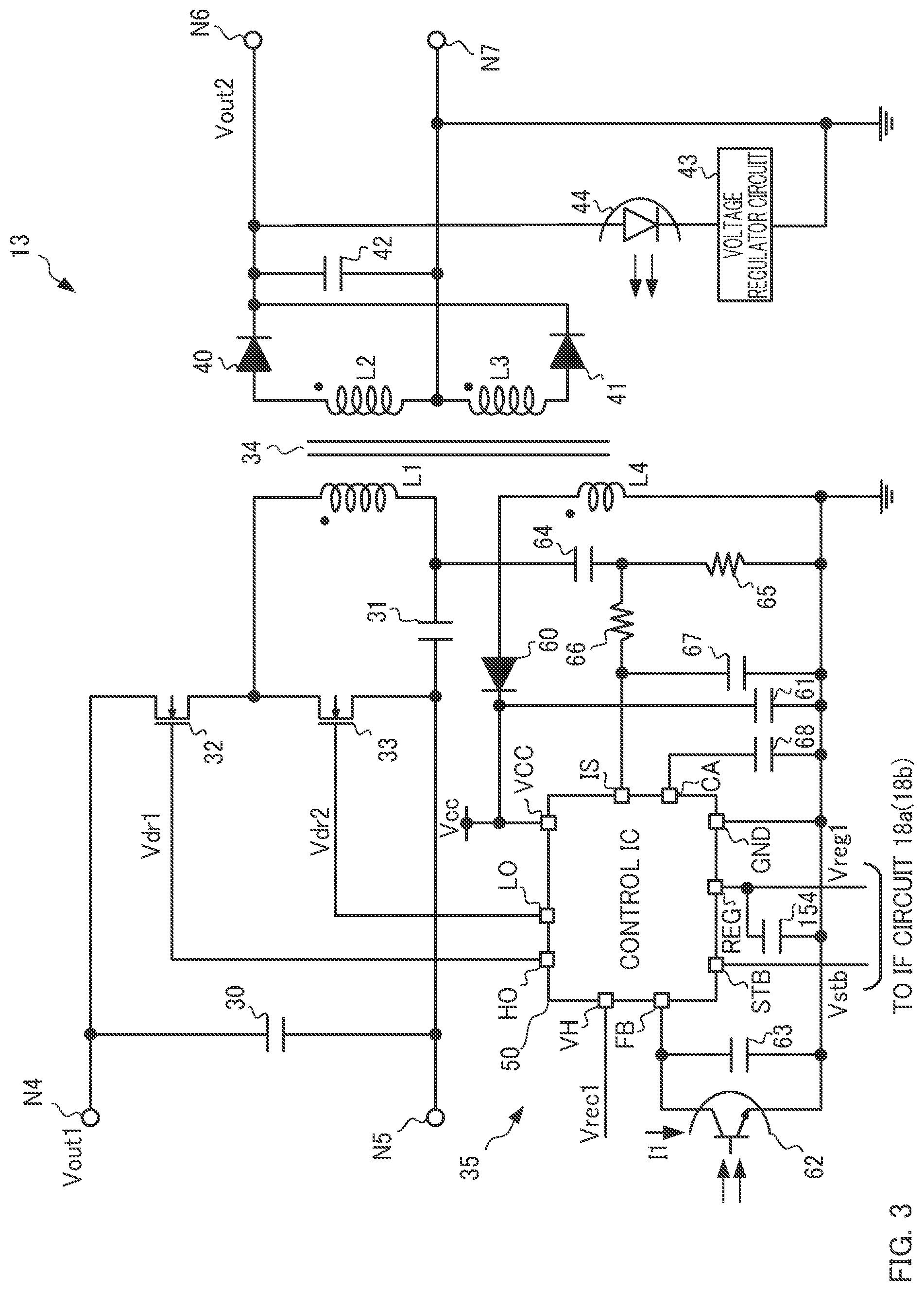 Patent US12308749 Figure 3 – Low power consuming integrated circuit for power supply circuit