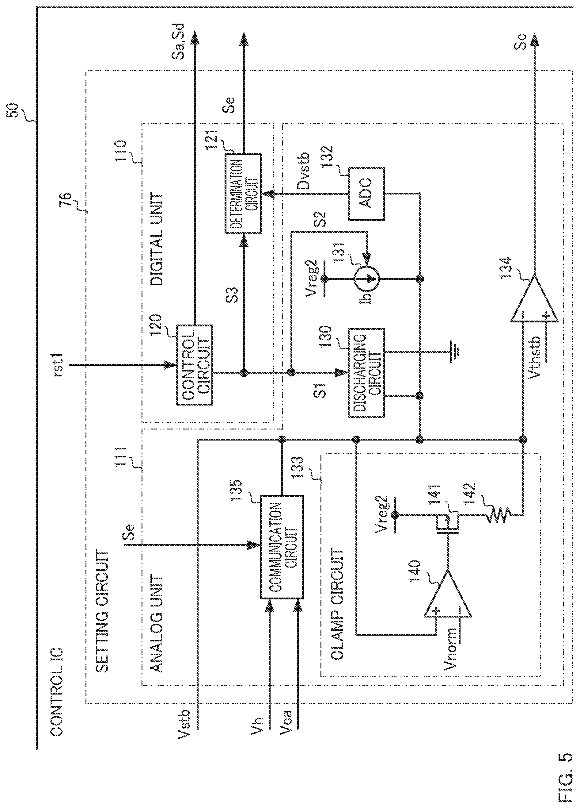 Patent US12308749 Figure 5 – Low power consuming integrated circuit for power supply circuit