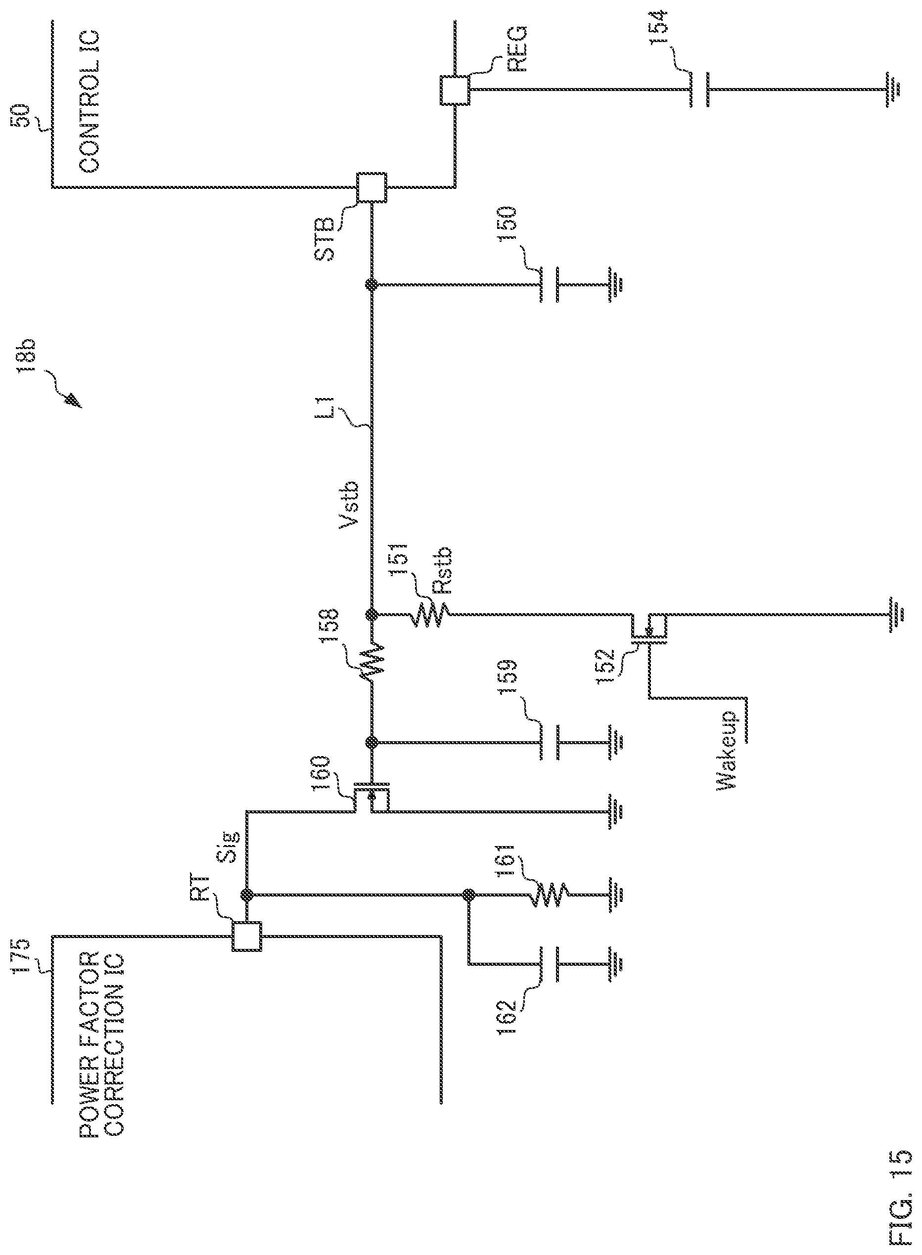 Patent US12308749 Figure 15 – Low power consuming integrated circuit for power supply circuit