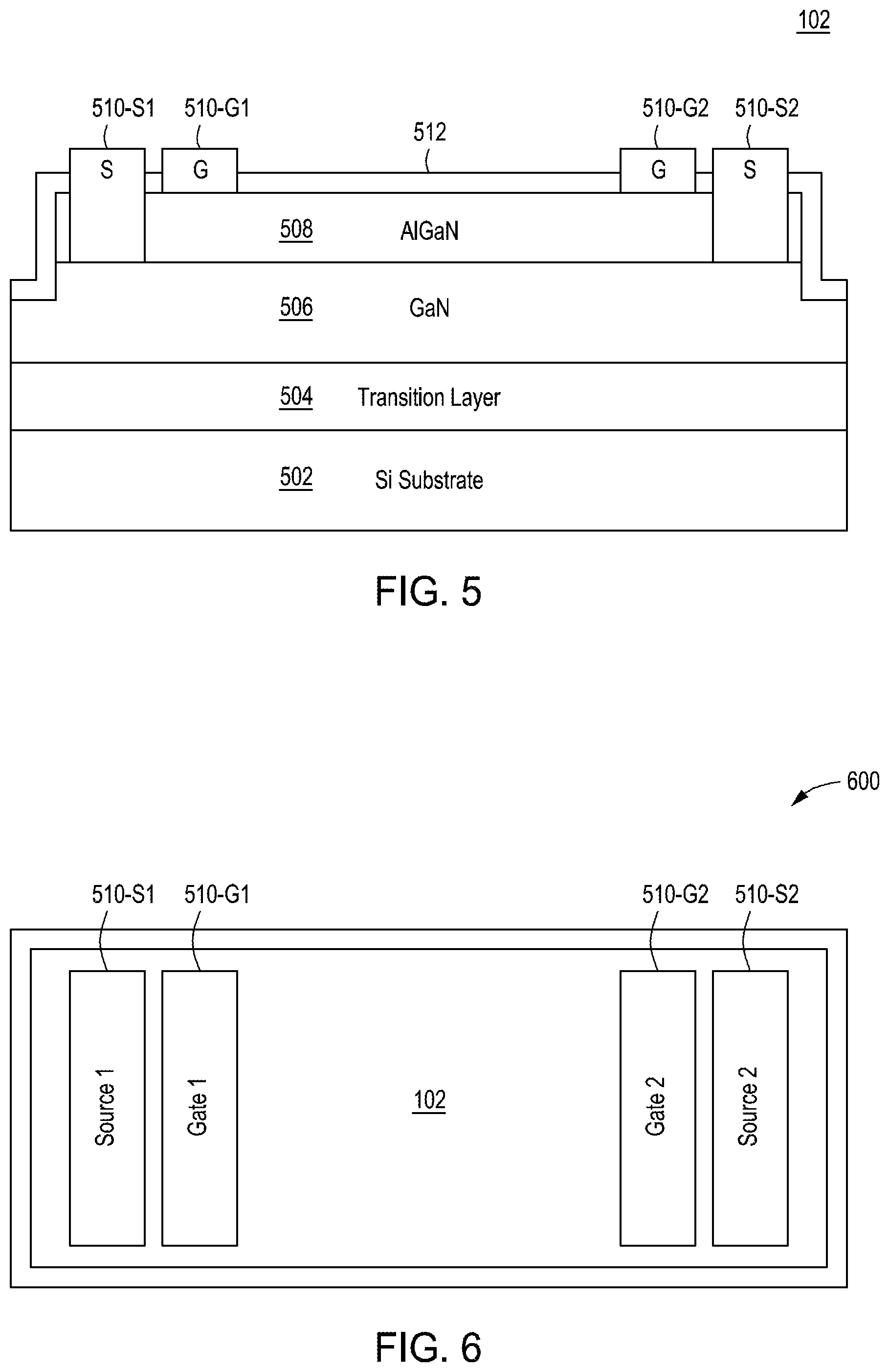 Patent US12308754 Figure 5 – Gallium nitride bi-directional high electron mobility transistor in switched-mode neutral forming device applications