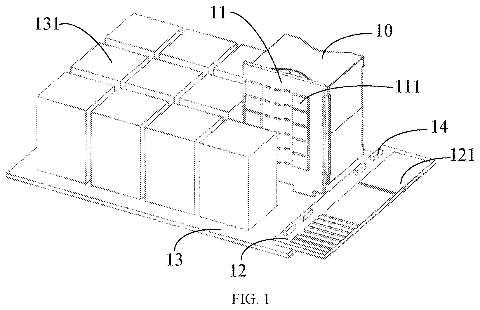 Patent US12308757 Figure 1 – Synchronous rectification assembly, manufacturing method thereof and power supply