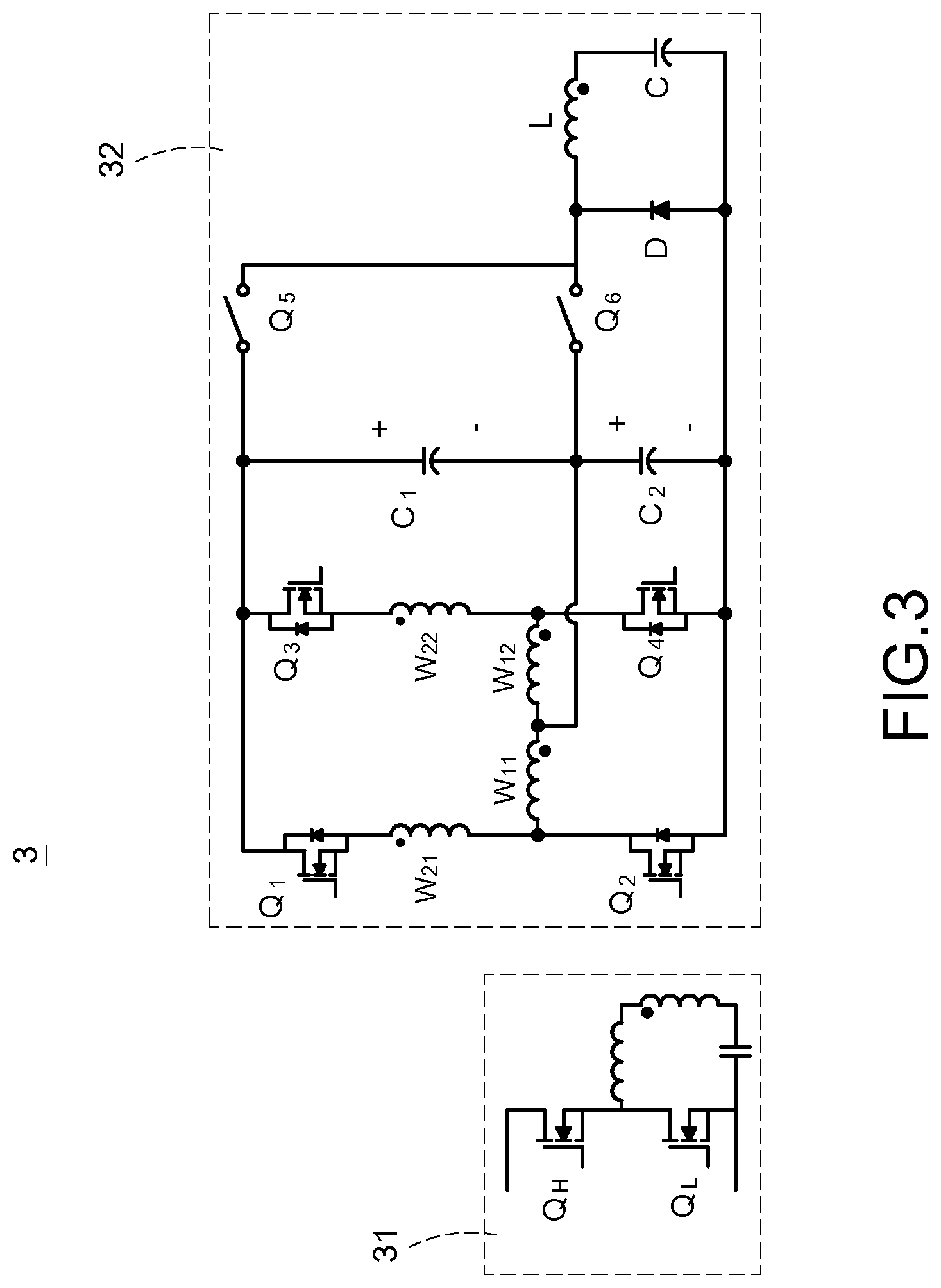 Patent US12308759 Figure 3 – Power converter