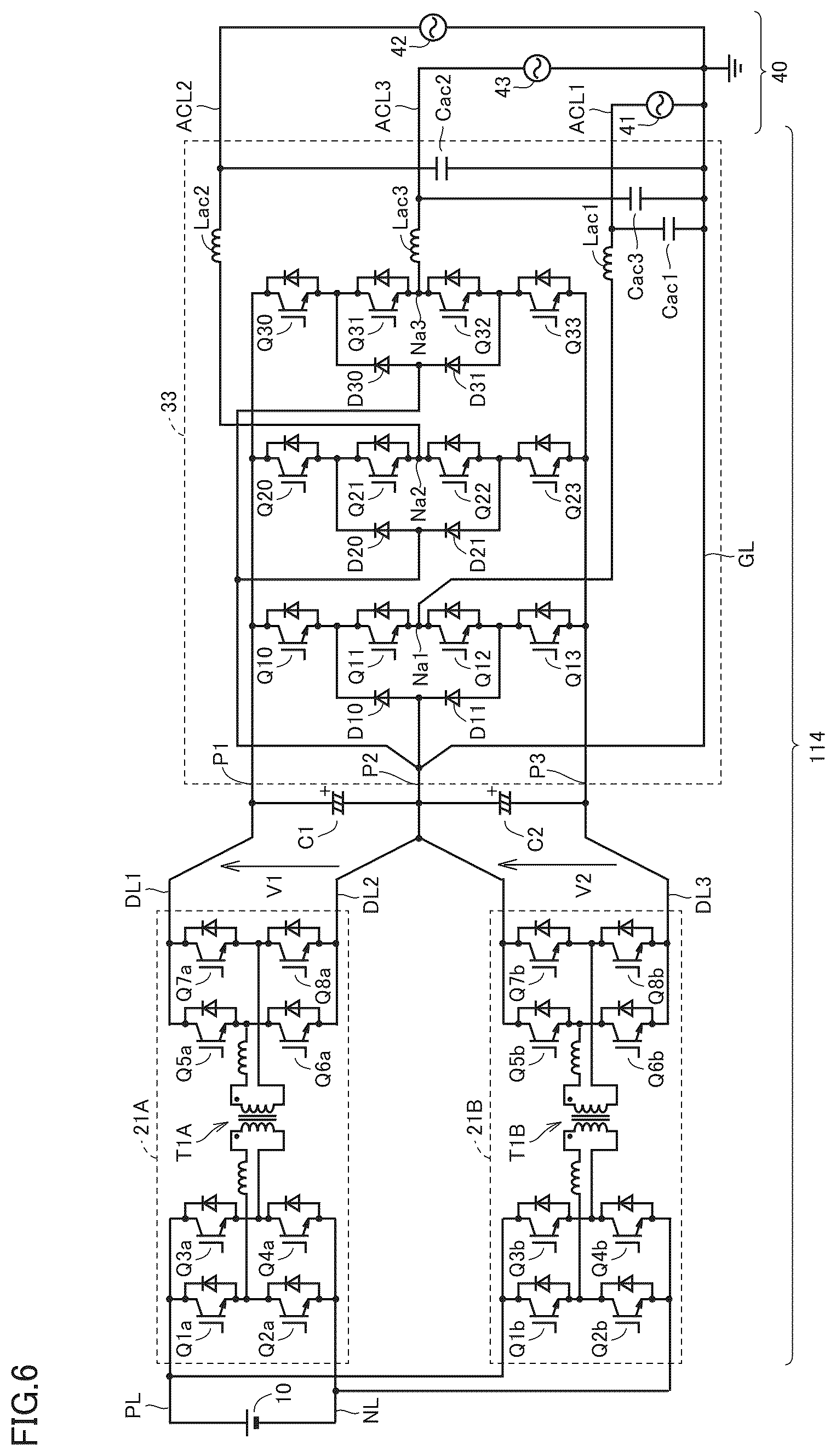 Patent US12308761 Figure 6 – Parallel conversion units without an output balancing circuit
