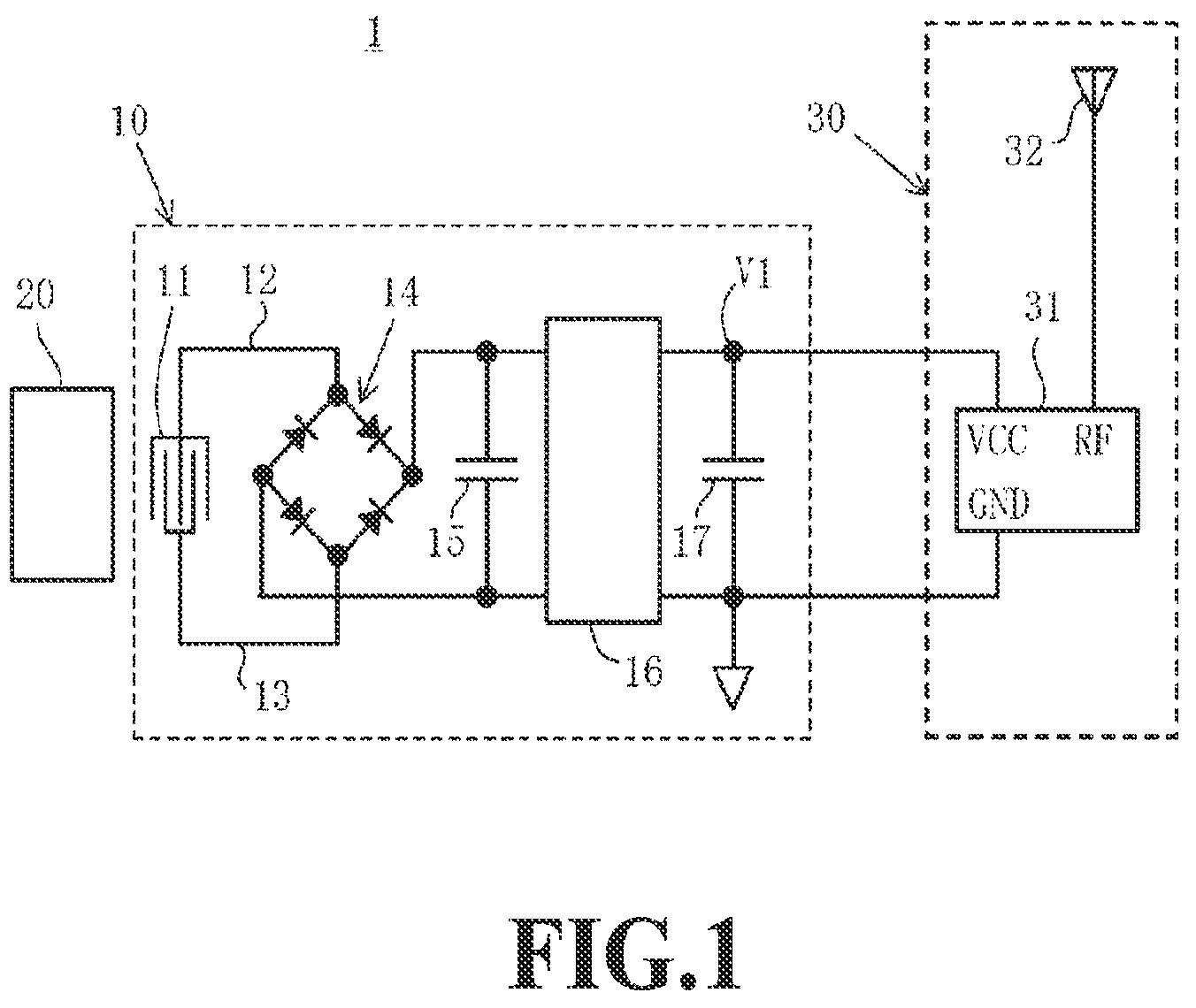 Patent US12308766 Figure 1 – Measurement system and diagnosis system