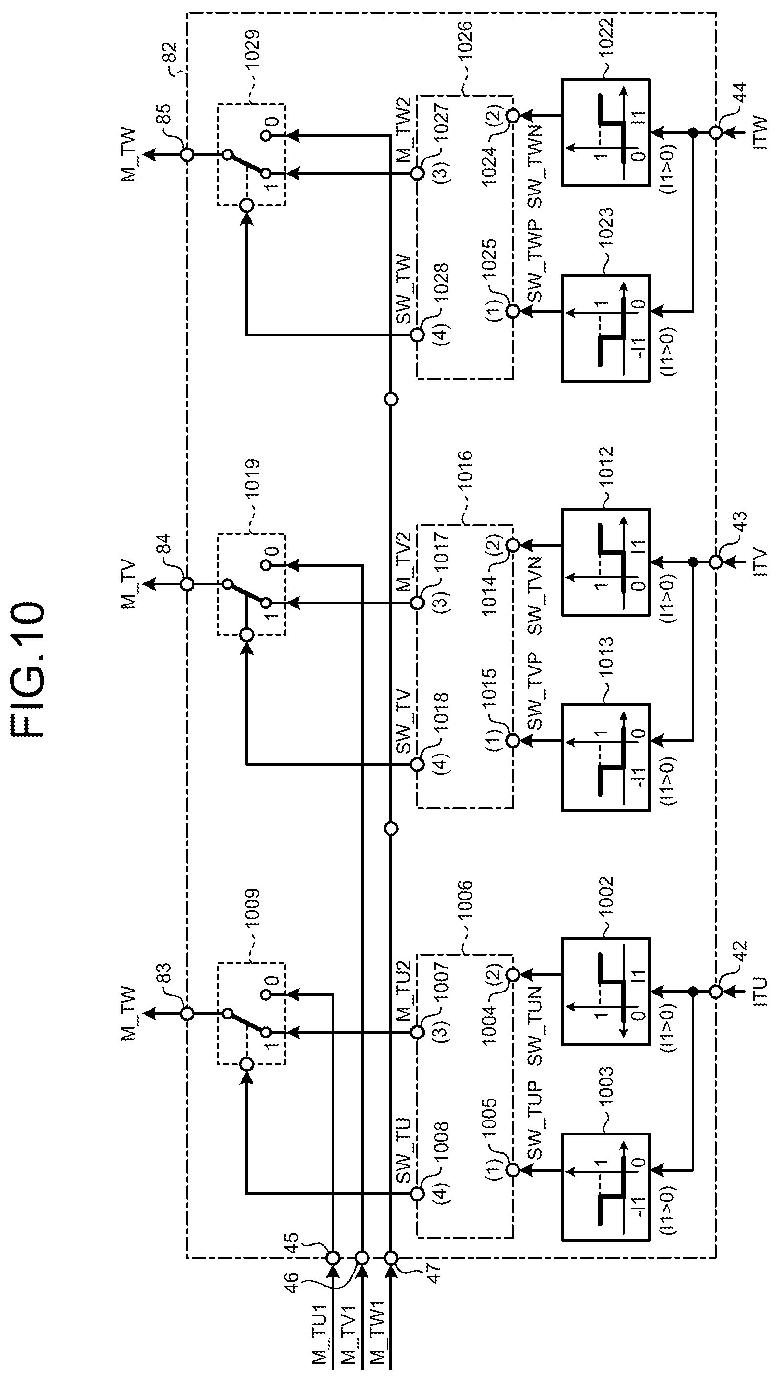 Patent US12308769 Figure 10 – Adjustable speed generator motor system with full power converter
