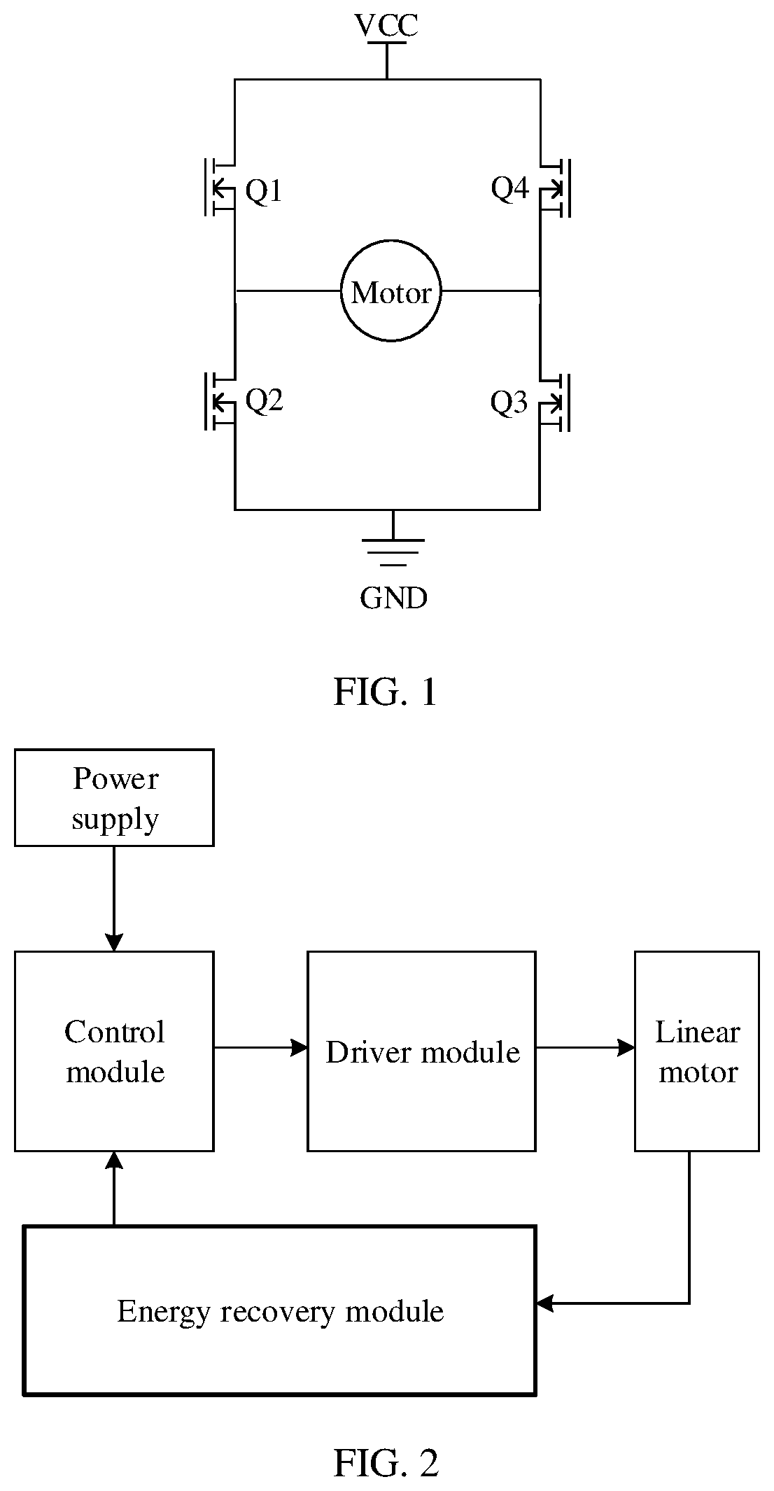 Patent US12308772 Figure 1 – Linear motor driving method and circuit and related apparatus