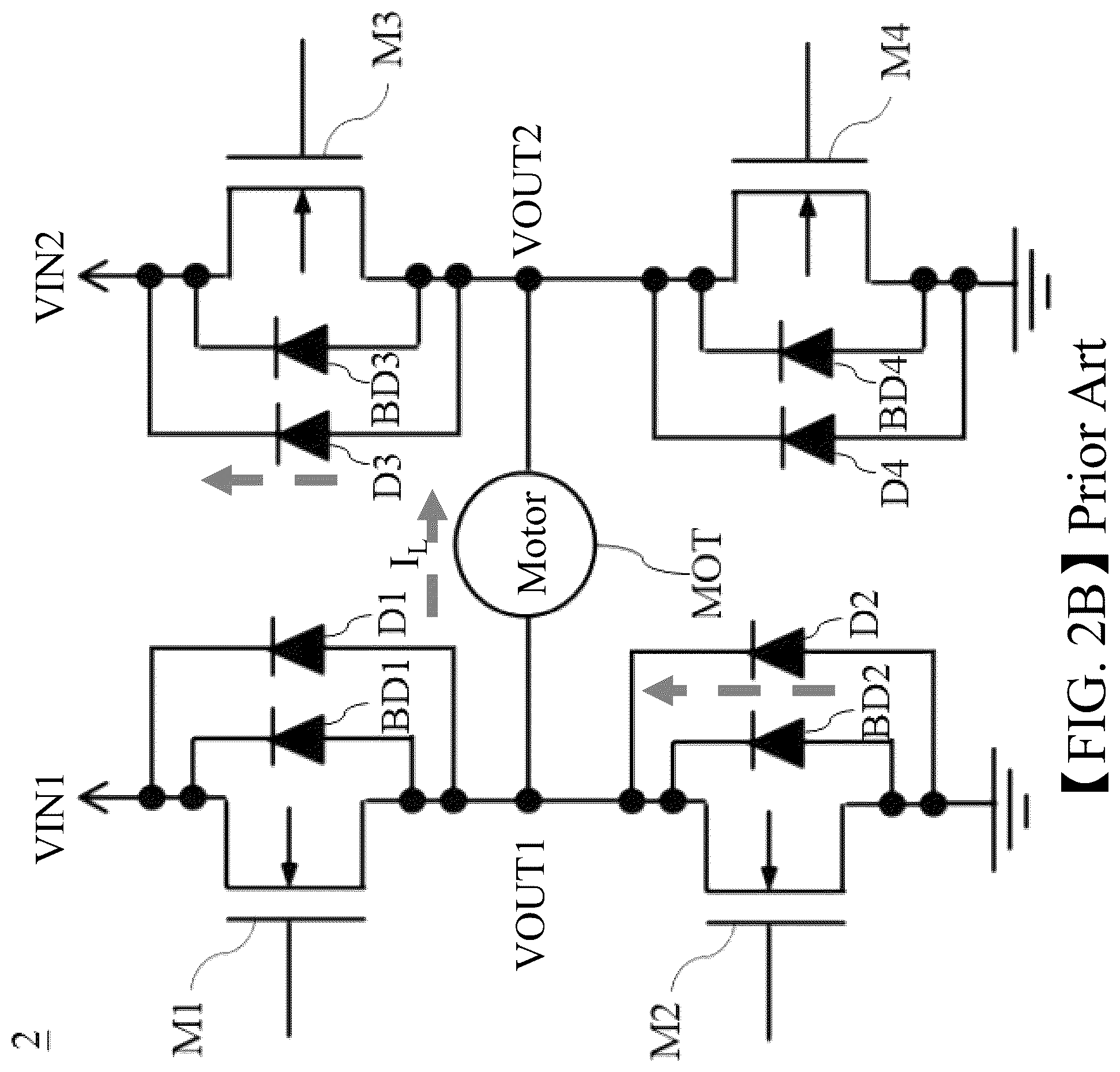 Patent US12308773 Figure 4 – Full-bridge circuit module and circuit system with over-temperature protection mechanism