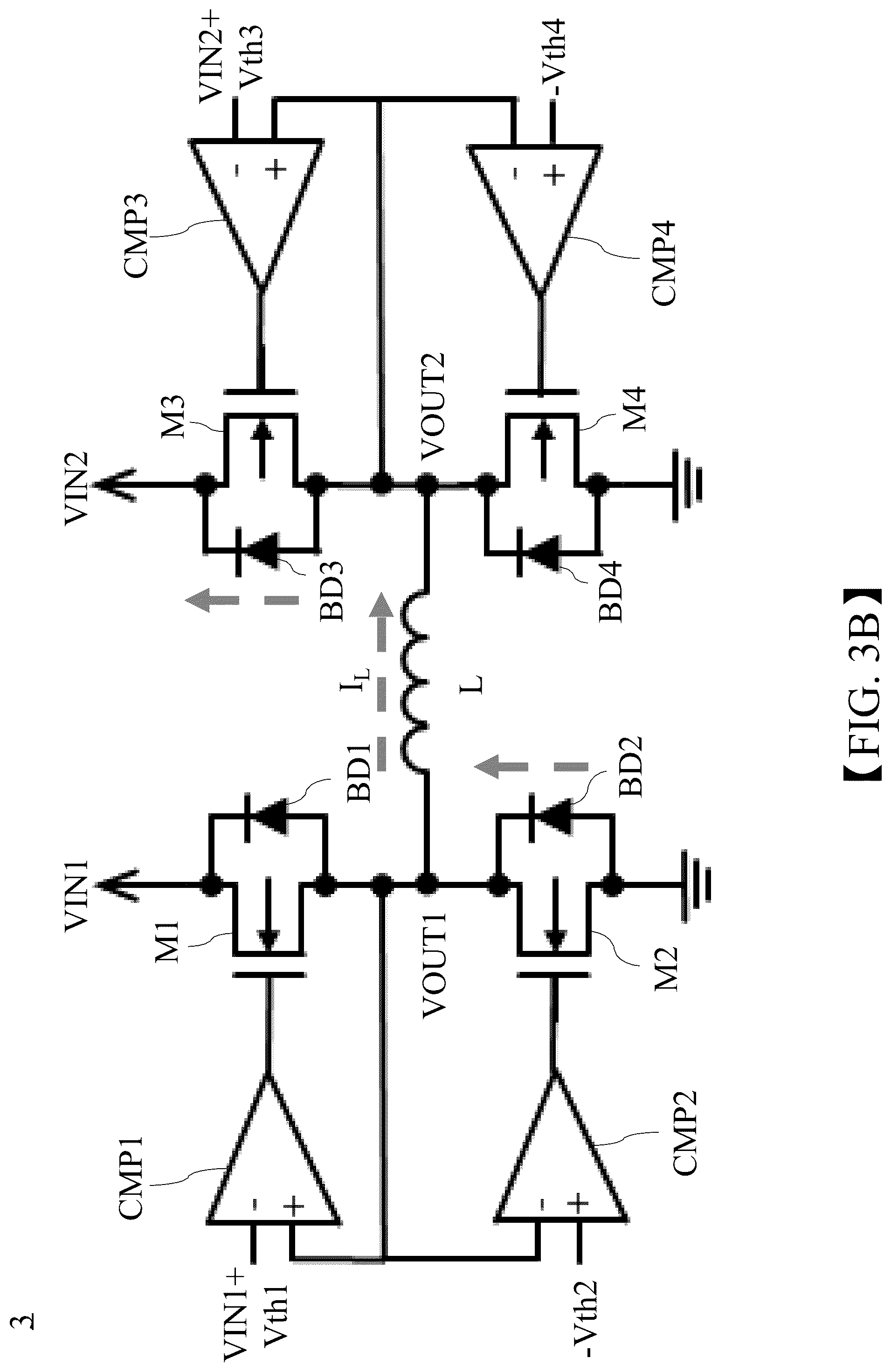 Patent US12308773 Figure 6 – Full-bridge circuit module and circuit system with over-temperature protection mechanism