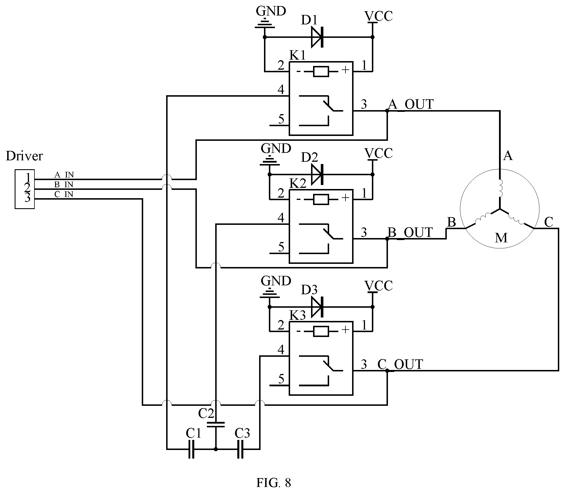 Patent US12308778 Figure 8 – Motor assembly for slowing down falling speed of stage light fixture on power failure, and stage light fixture