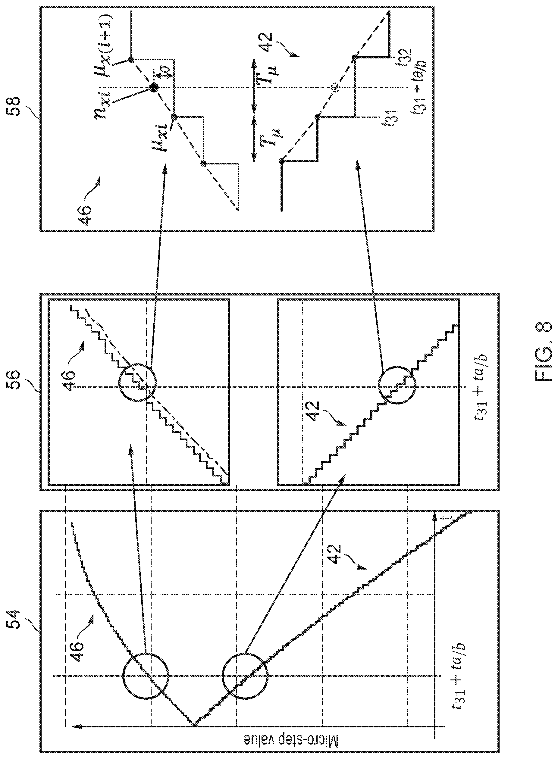 Patent US12308780 Figure 8 – Stepper motor control