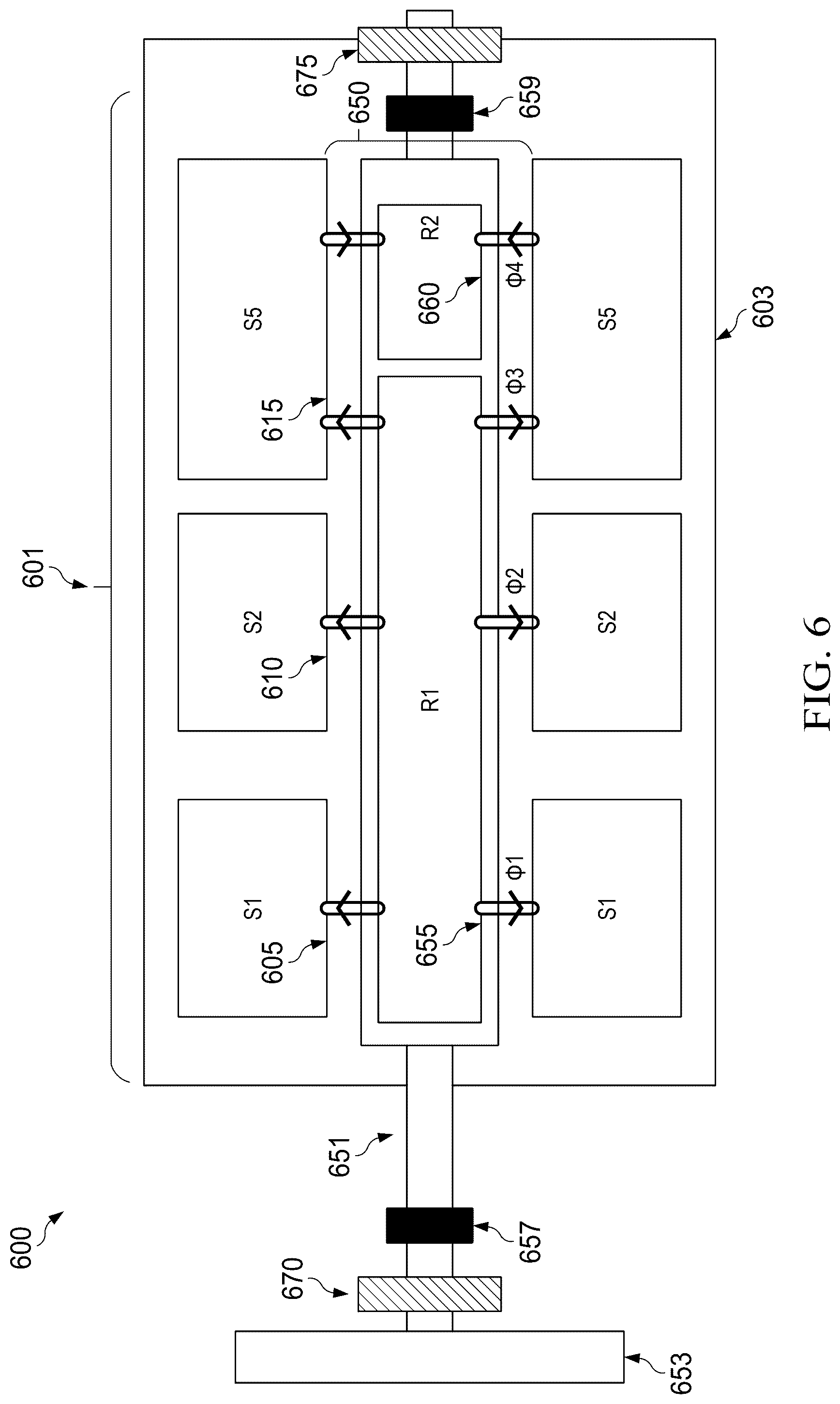 Patent US12308781 Figure 6 – Dynamic stabilizer for hybrid energy storage machinery with power system experiencing torsional oscillations