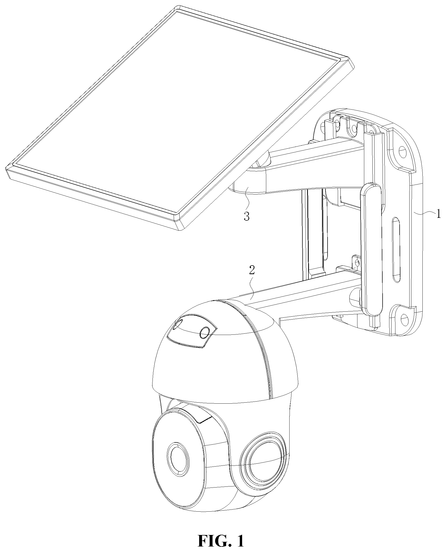 Patent US12308784 — Easy-to-install solar surveillance apparatus — Figure 1