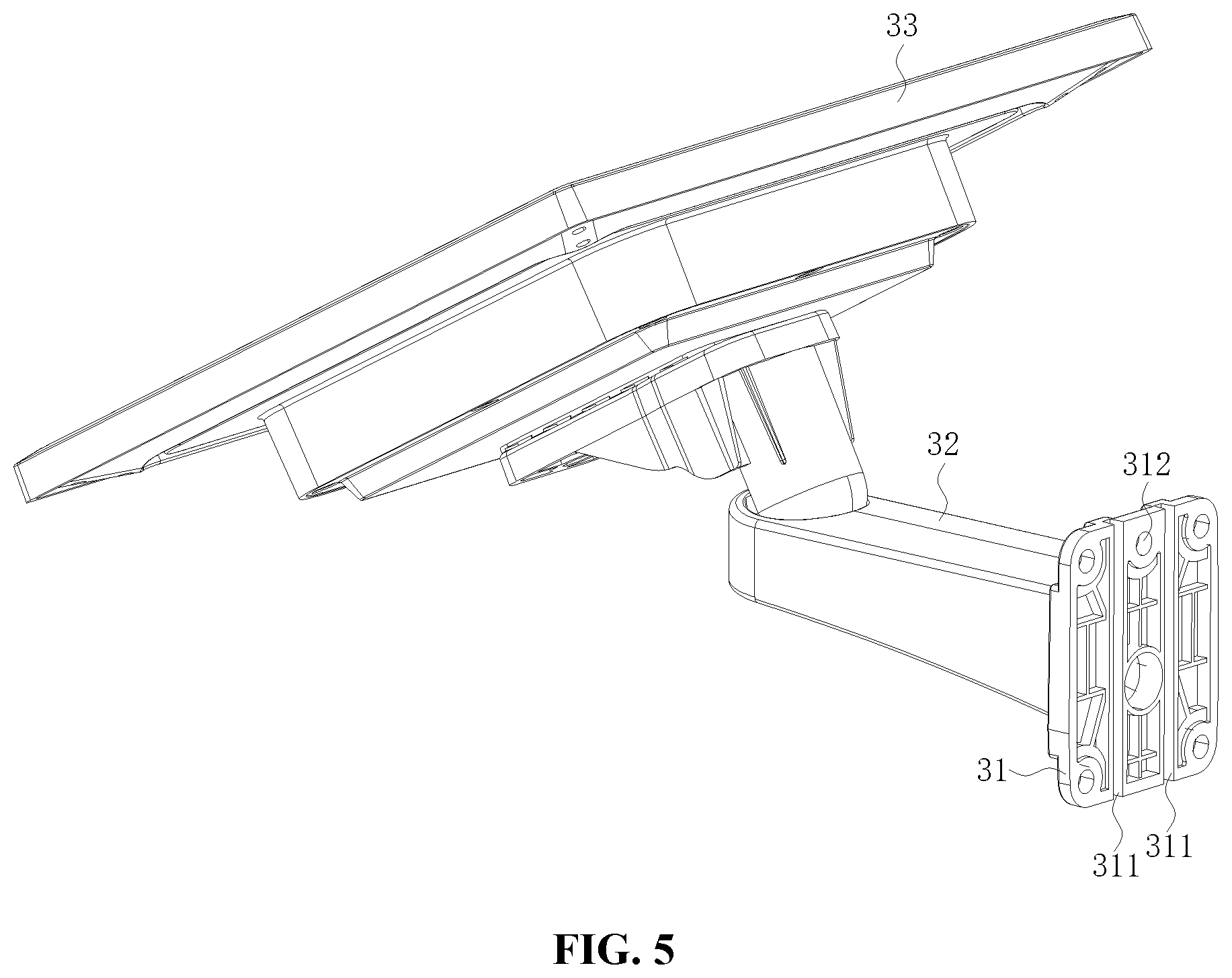 Patent US12308784 Figure 5 – Easy-to-install solar surveillance apparatus