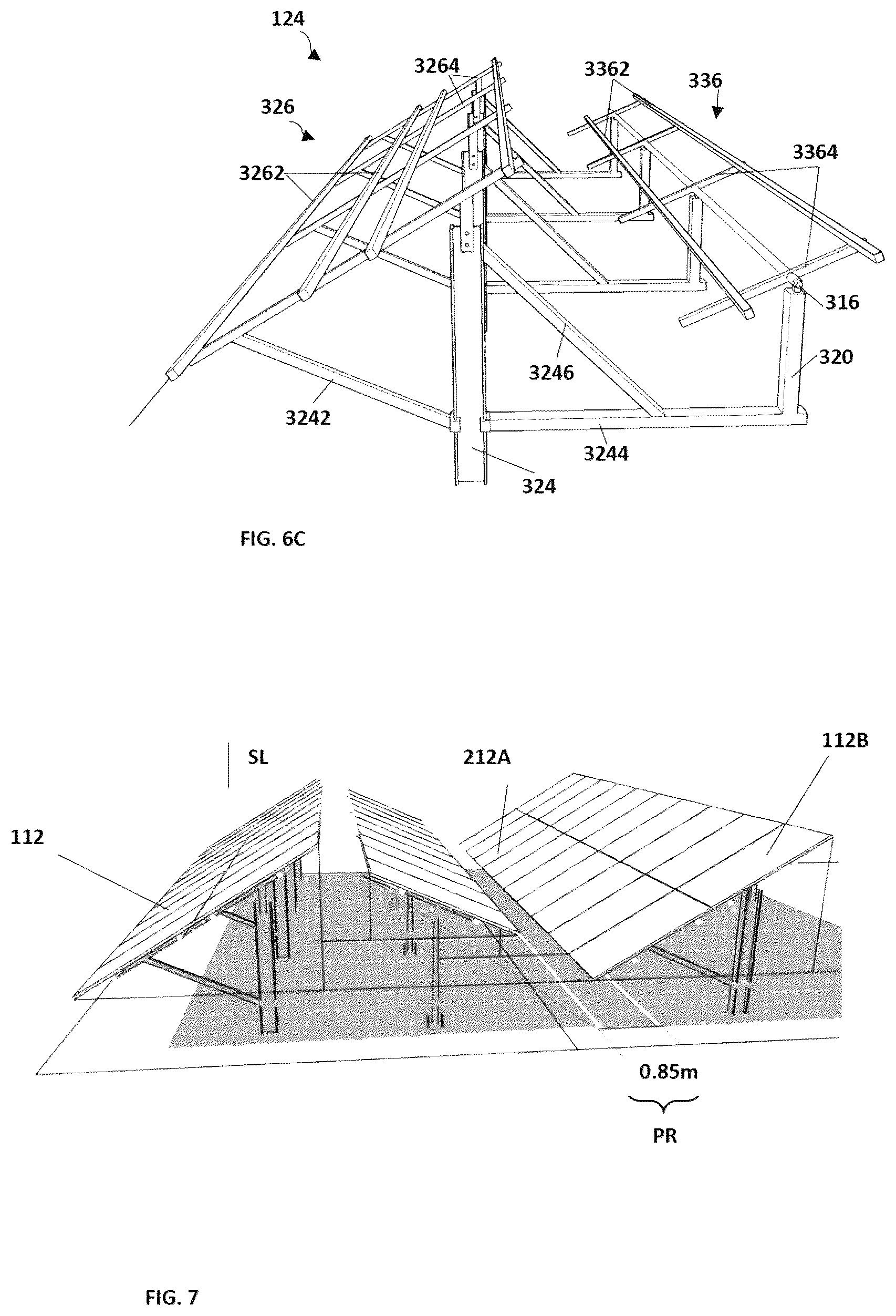 Patent US12308785 Figure 6 – Solar harvesting field and device for same