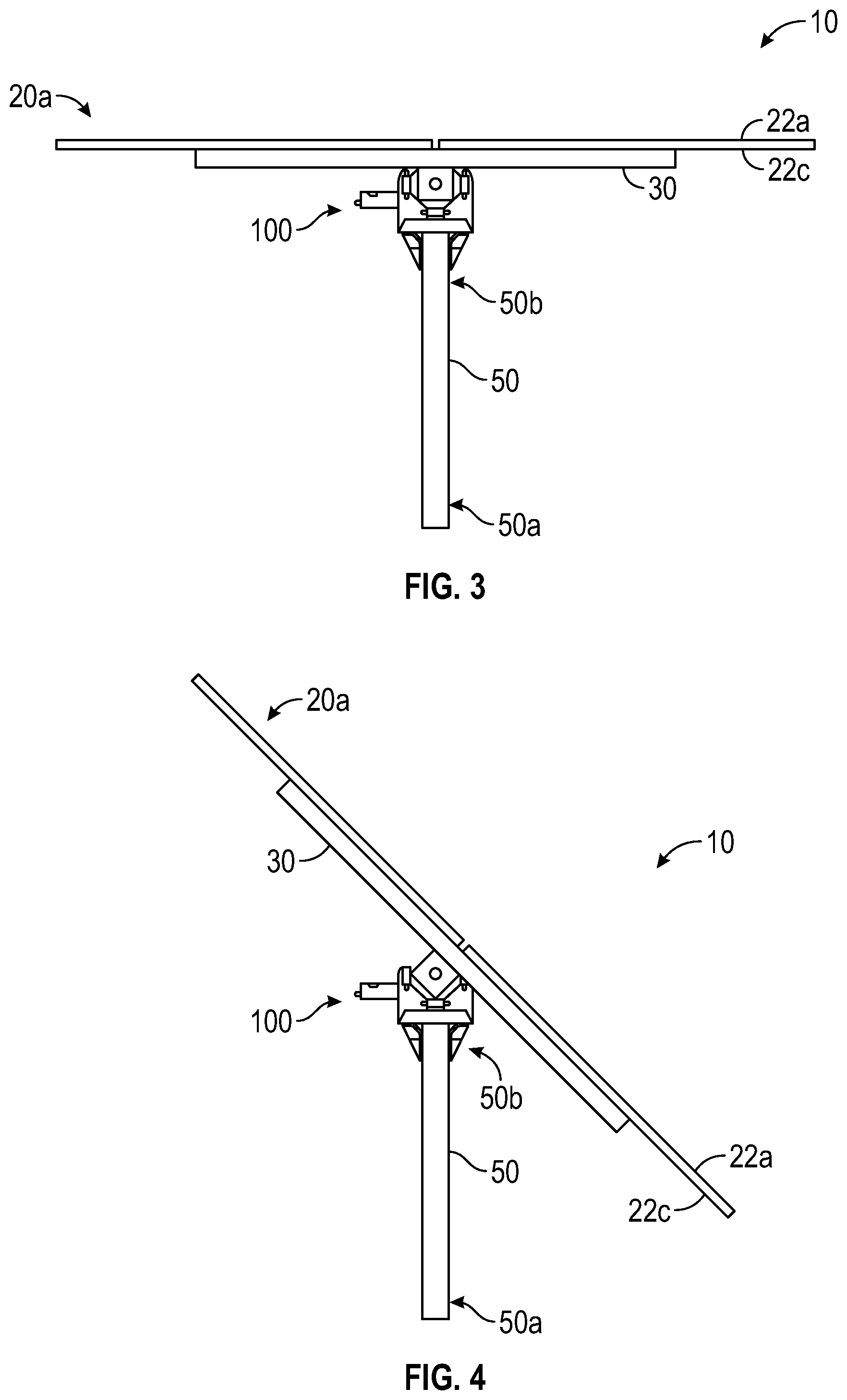 Patent US12308786 Figure 2 – Radial cam helix with 0 degree stow for solar tracker