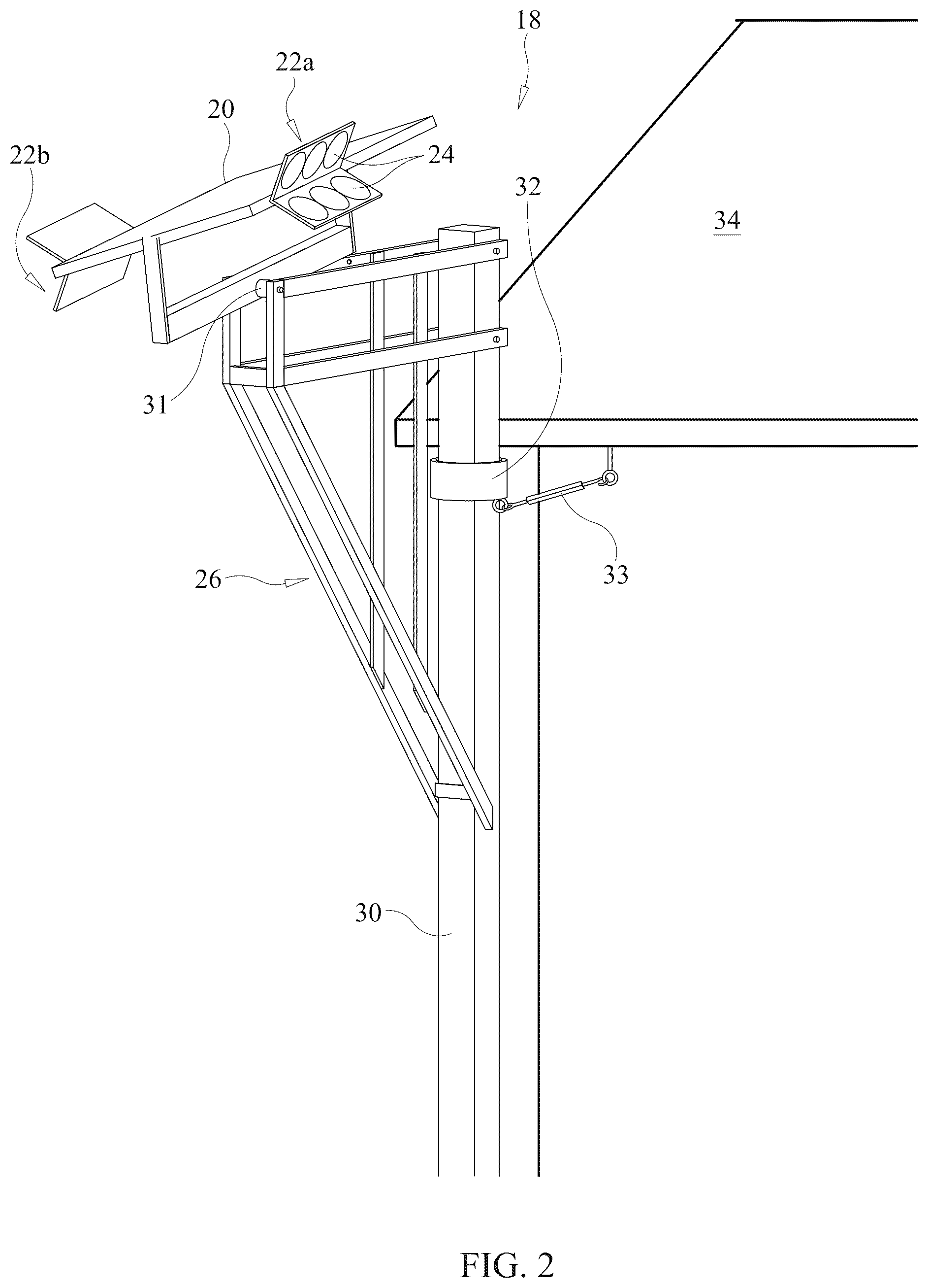 Patent US12308787 Figure 3 – Solar tracking system and energy network